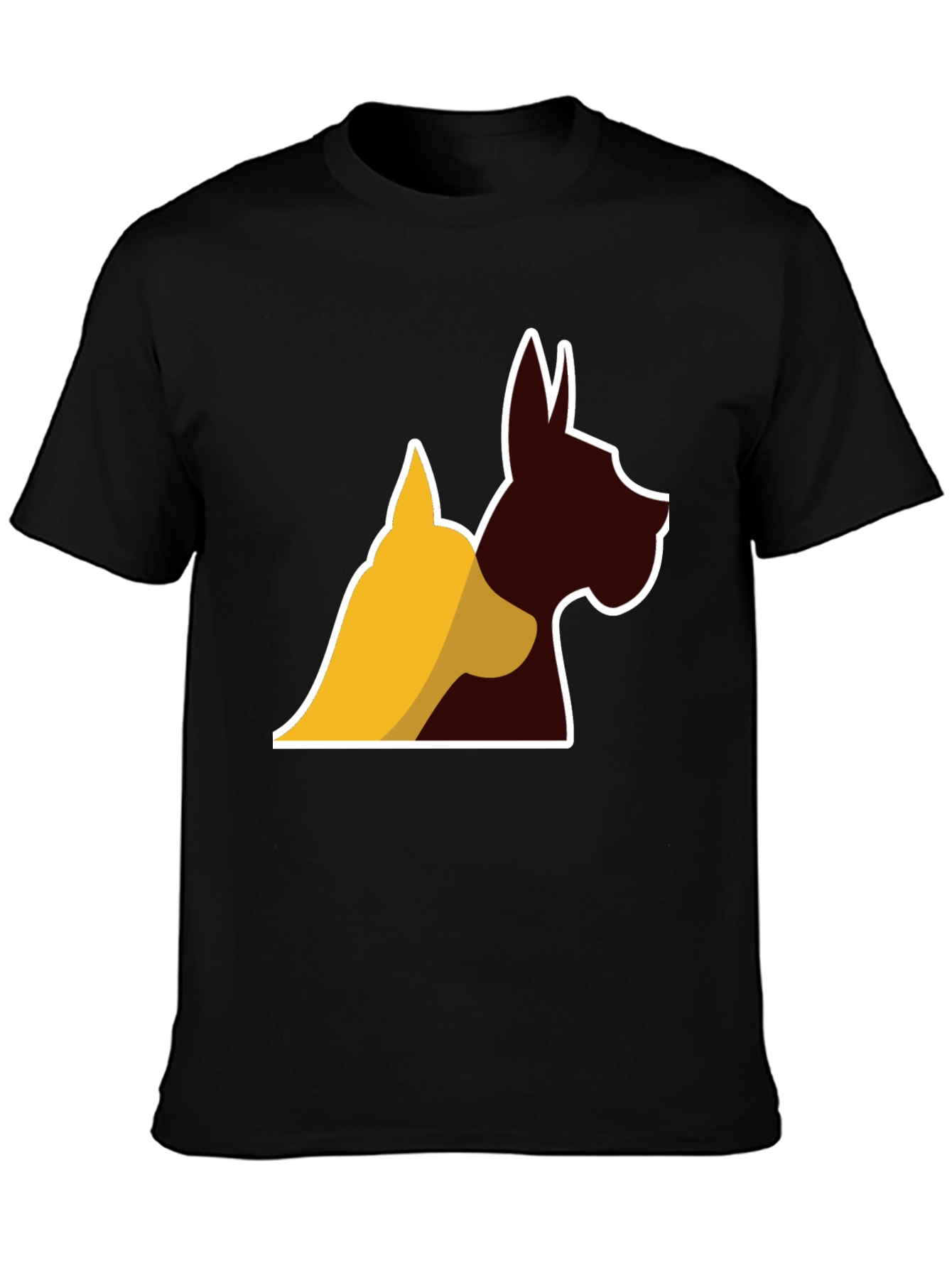 Dog Silhouette Graphic Tee