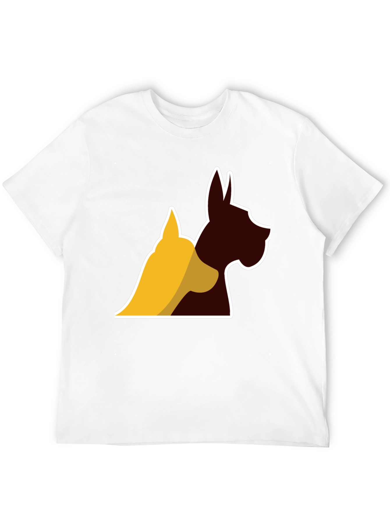 Dog Silhouette Graphic Tee