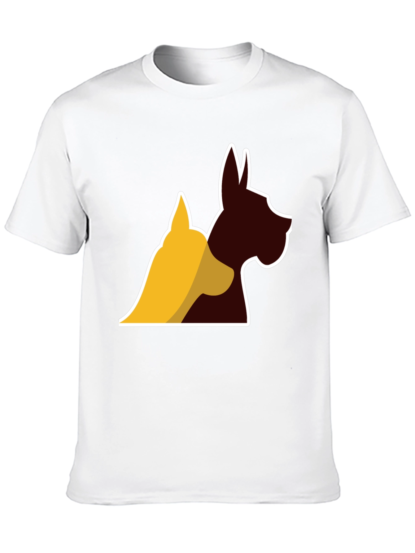 Dog Silhouette Graphic Tee