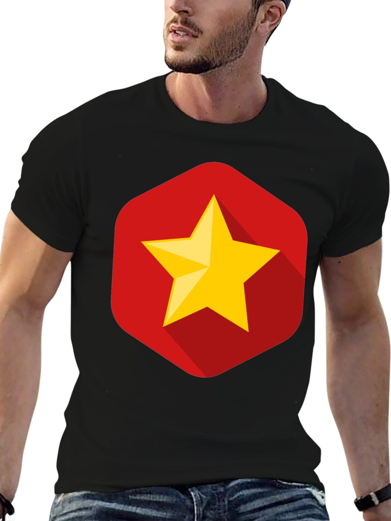 Star Logo Graphic T-Shirt - Mens