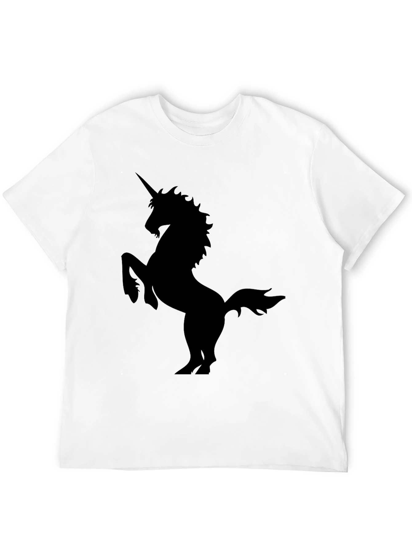 Unicorn Silhouette Black T-Shirt