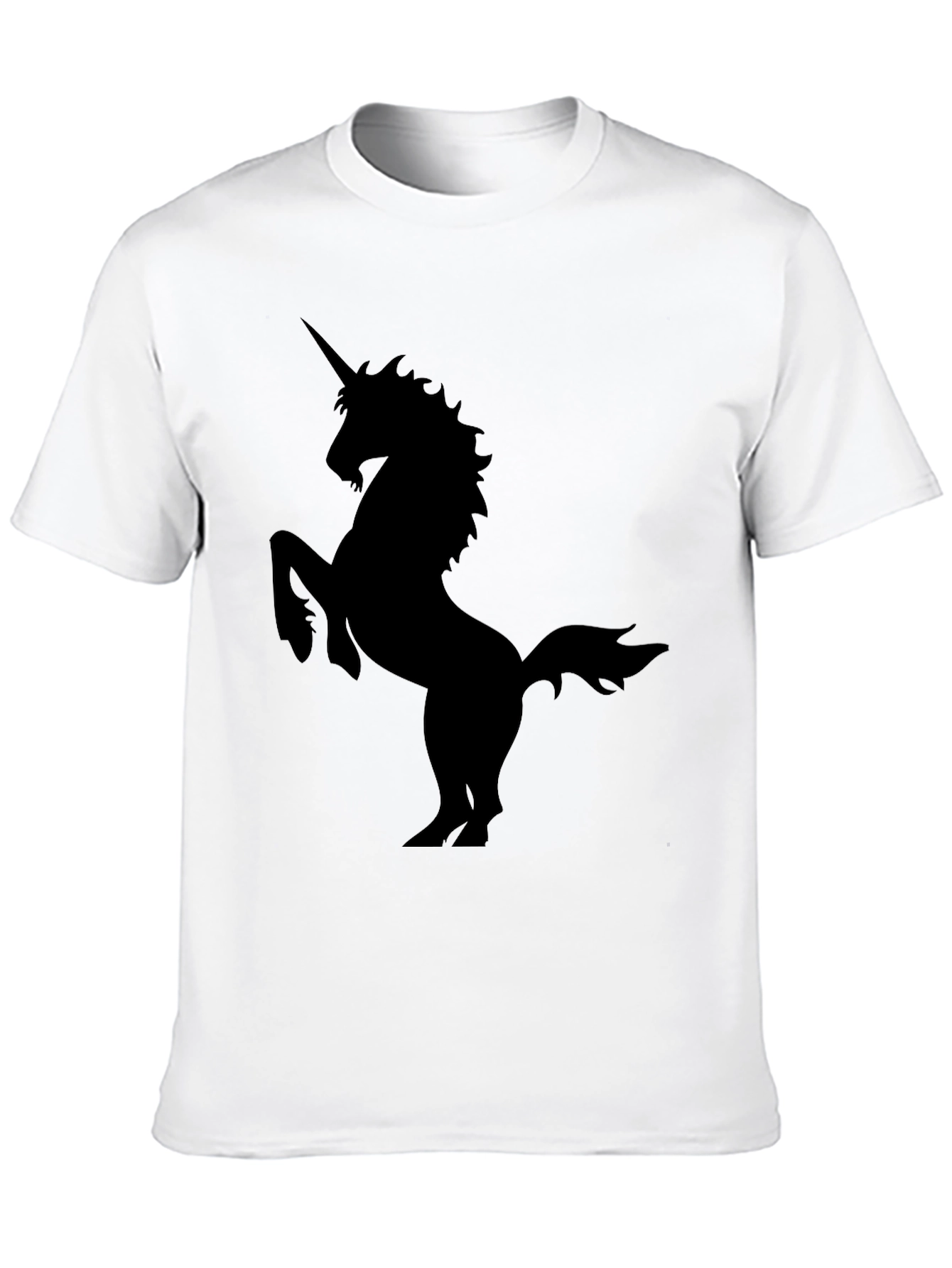 Unicorn Silhouette Black T-Shirt