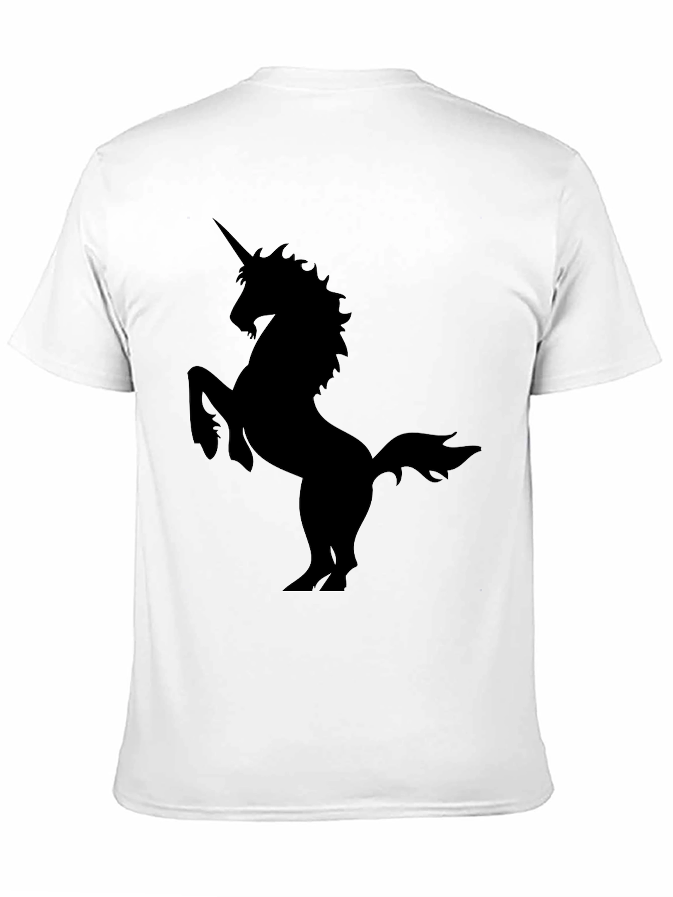 Unicorn Silhouette Black T-Shirt