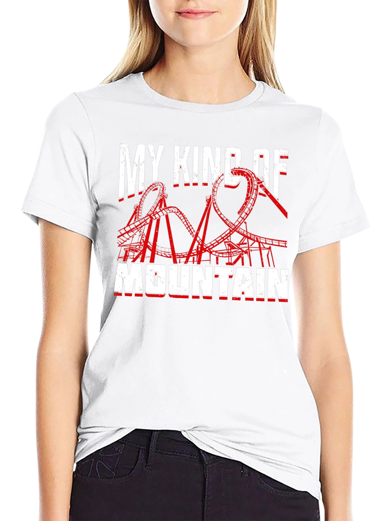 My Kind Of Mountain Rollercoaster Graphic T-Shirt