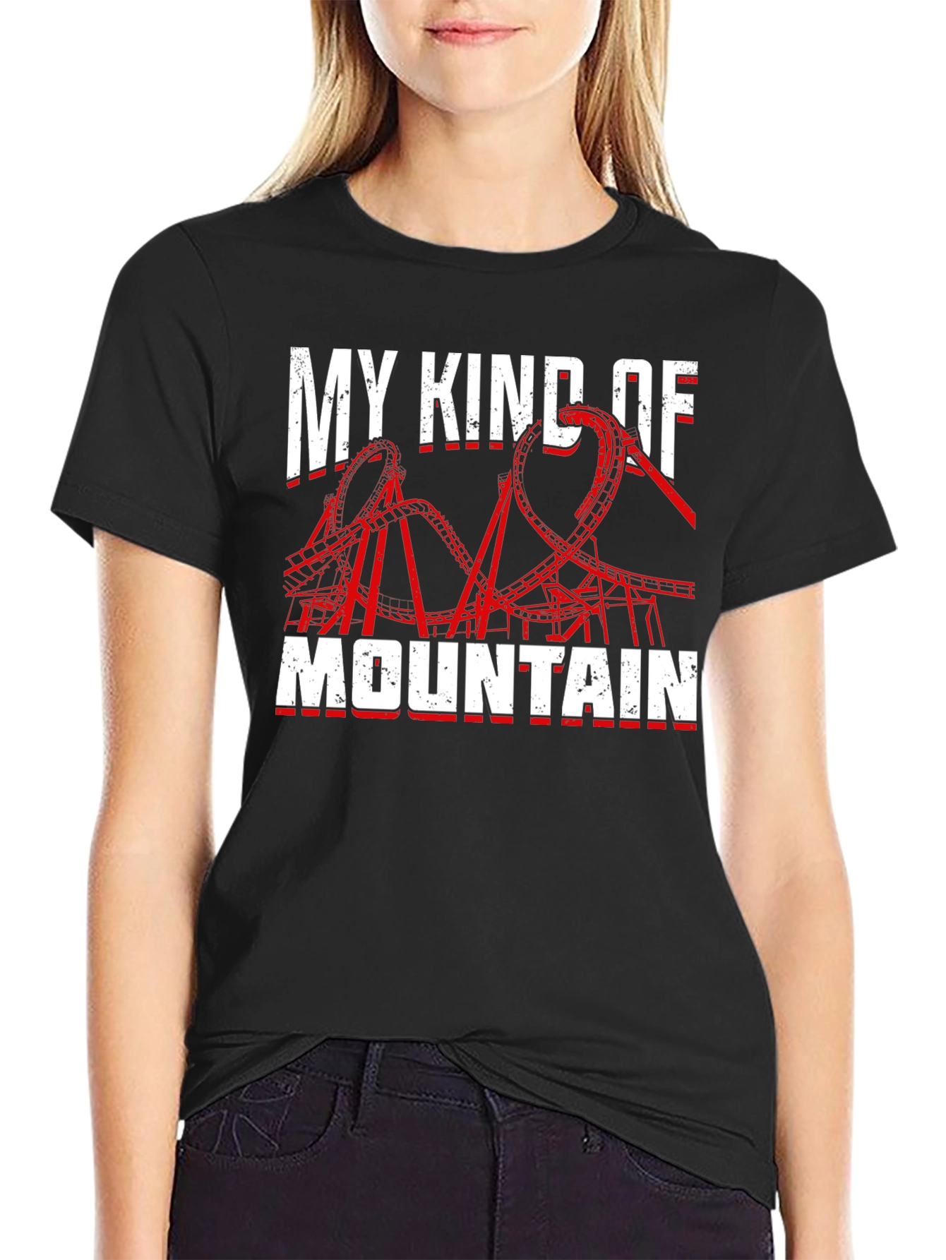 My Kind Of Mountain Rollercoaster Graphic T-Shirt