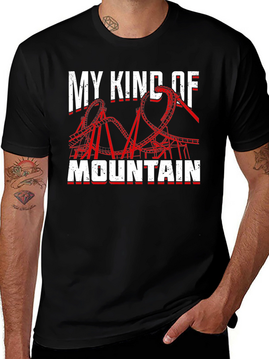 My Kind Of Mountain Rollercoaster Graphic T-Shirt