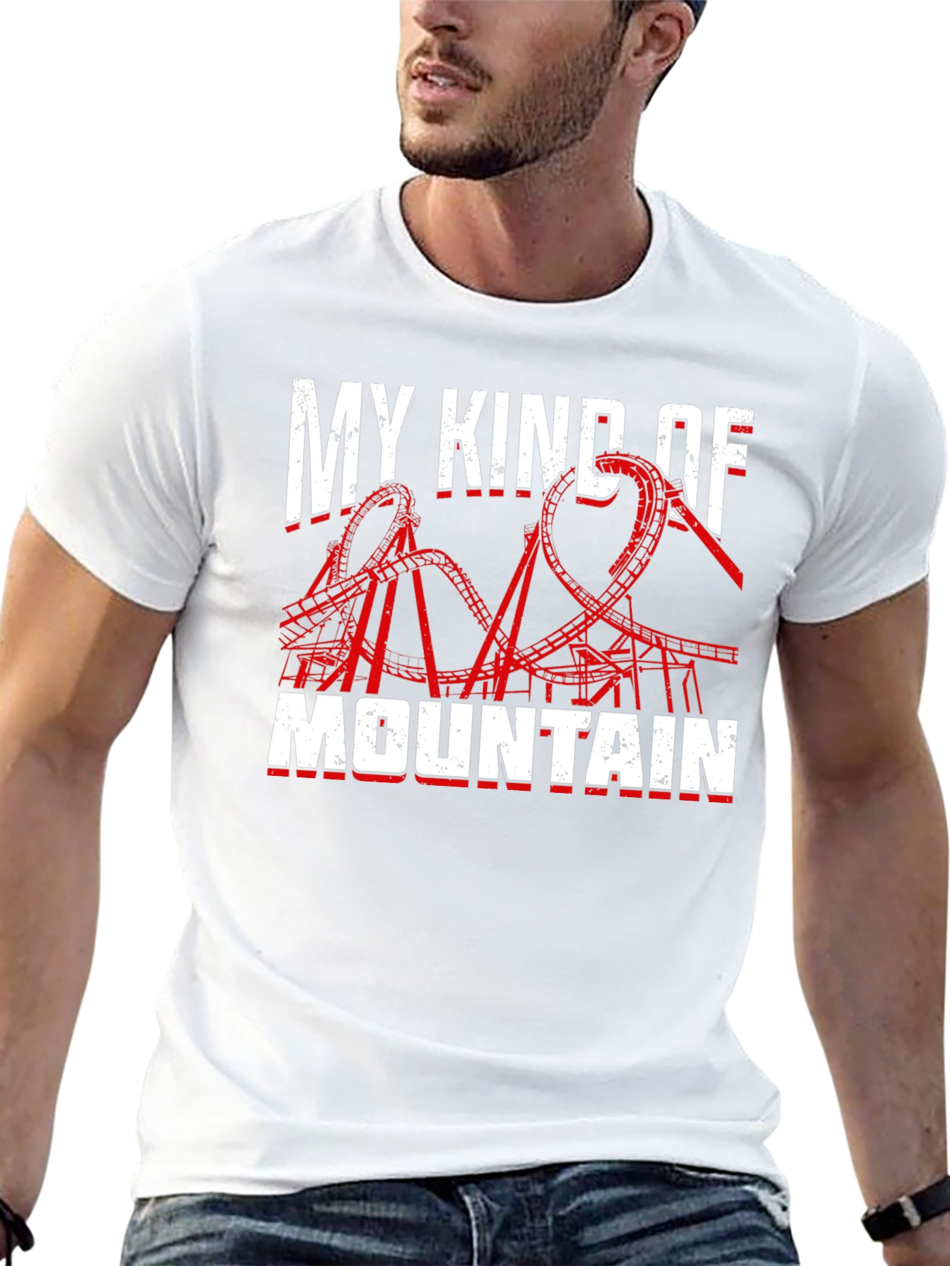 My Kind Of Mountain Rollercoaster Graphic T-Shirt