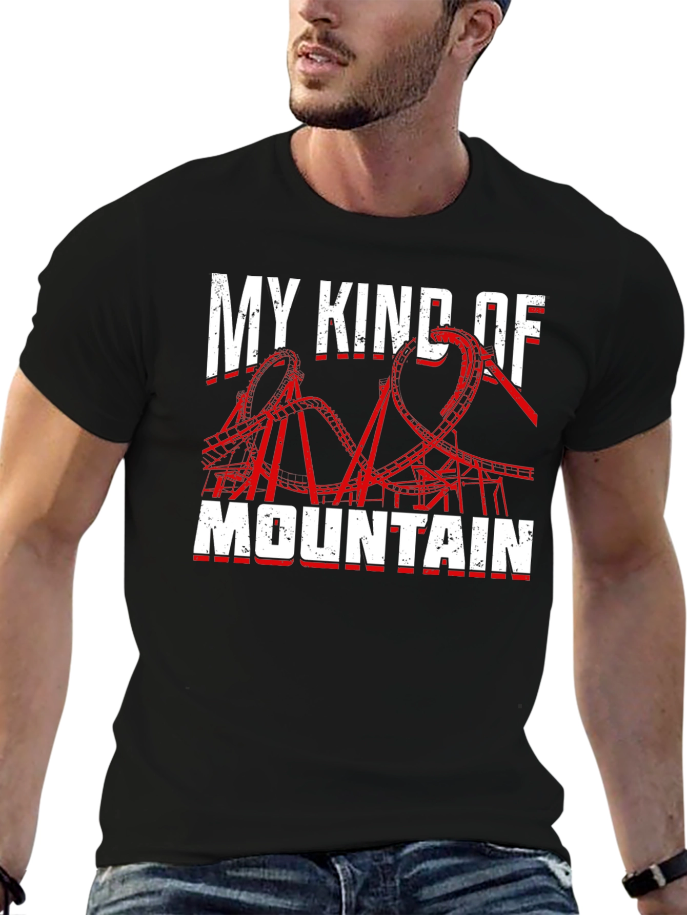 My Kind Of Mountain Rollercoaster Graphic T-Shirt