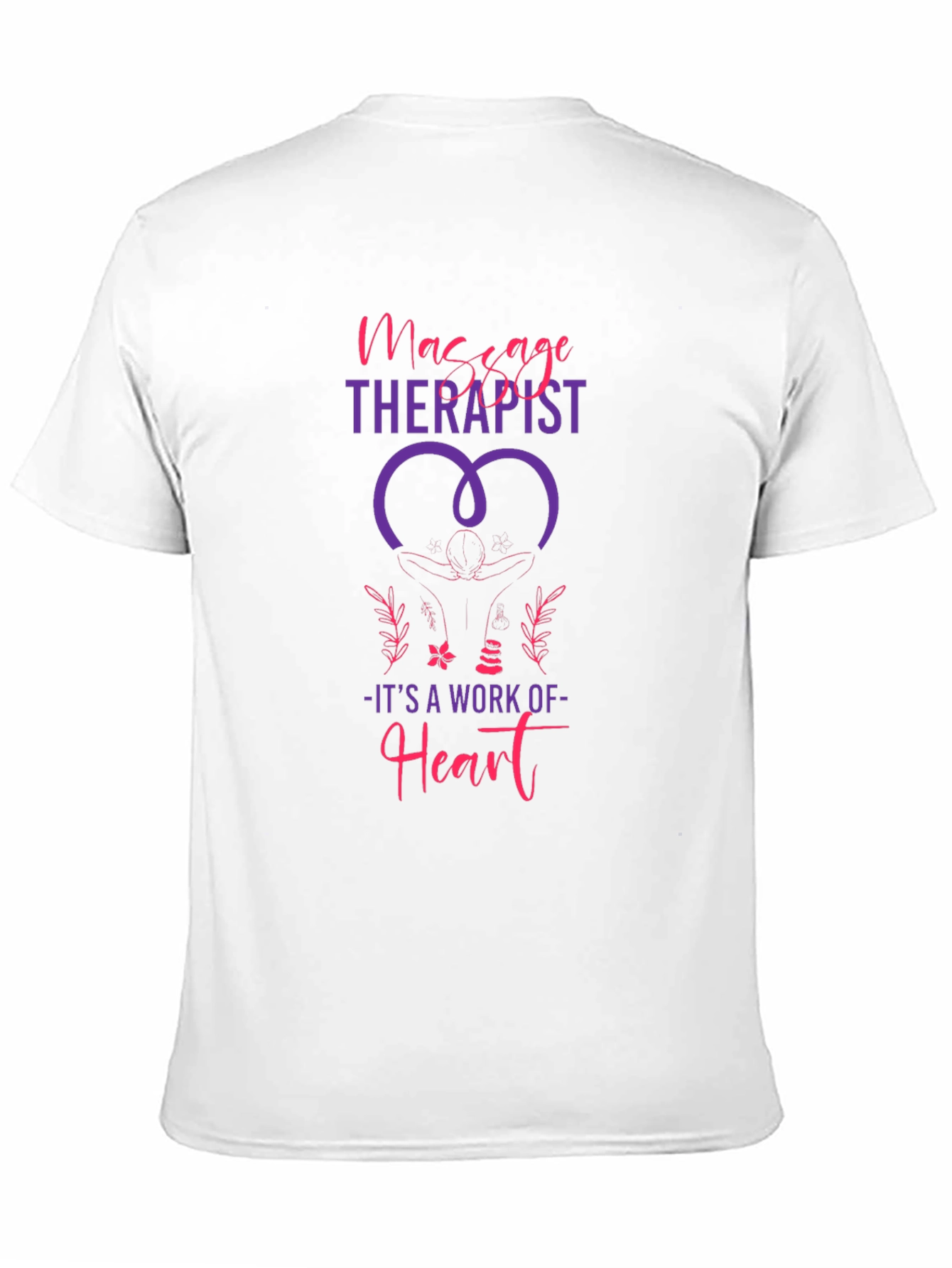 Massage Therapist Heart Work T-Shirt