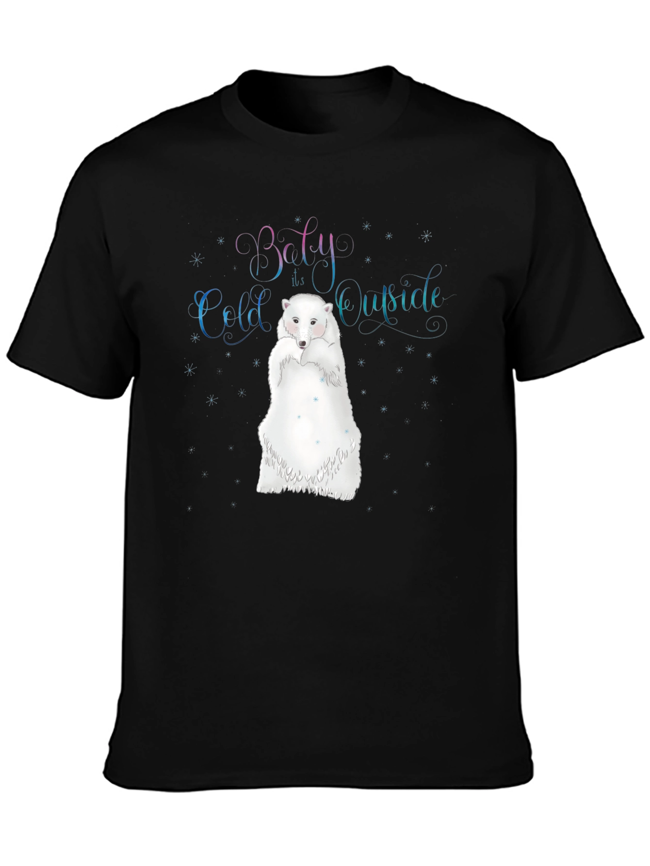Baby Its Cold Outside Polar Bear Graphic Tee