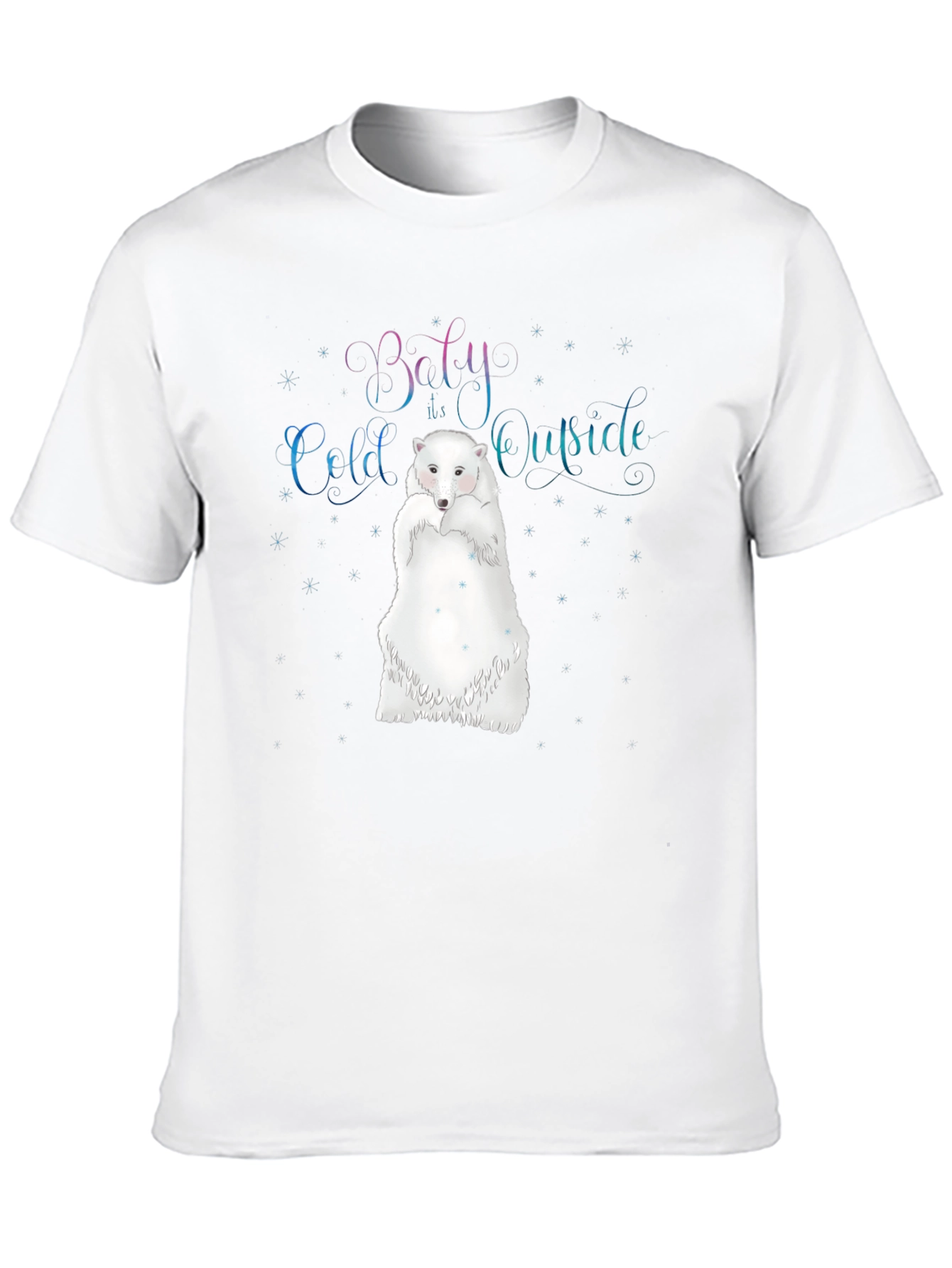 Baby Its Cold Outside Polar Bear Graphic Tee