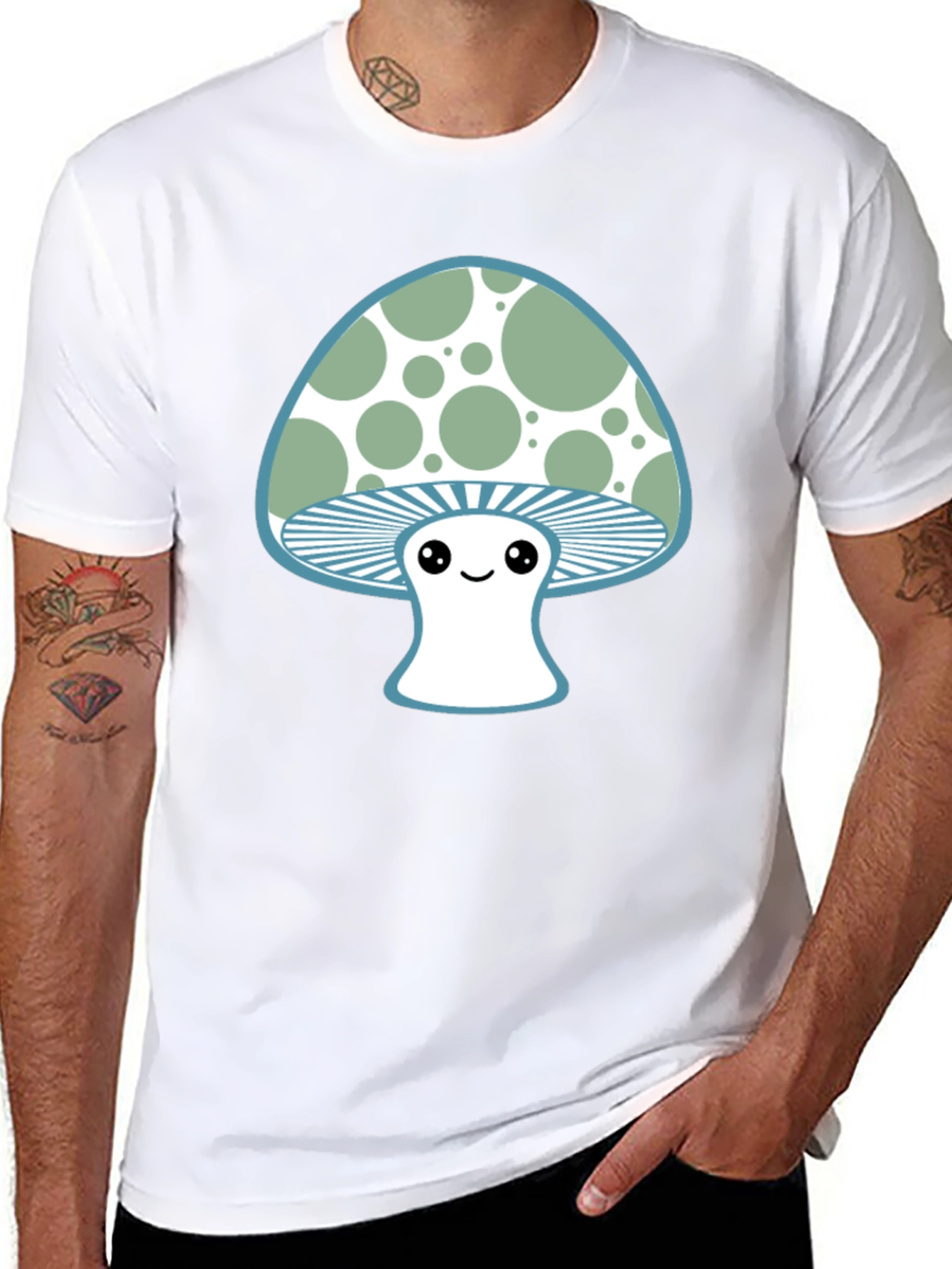 Mushroom Graphic Tee - Fun & Stylish!