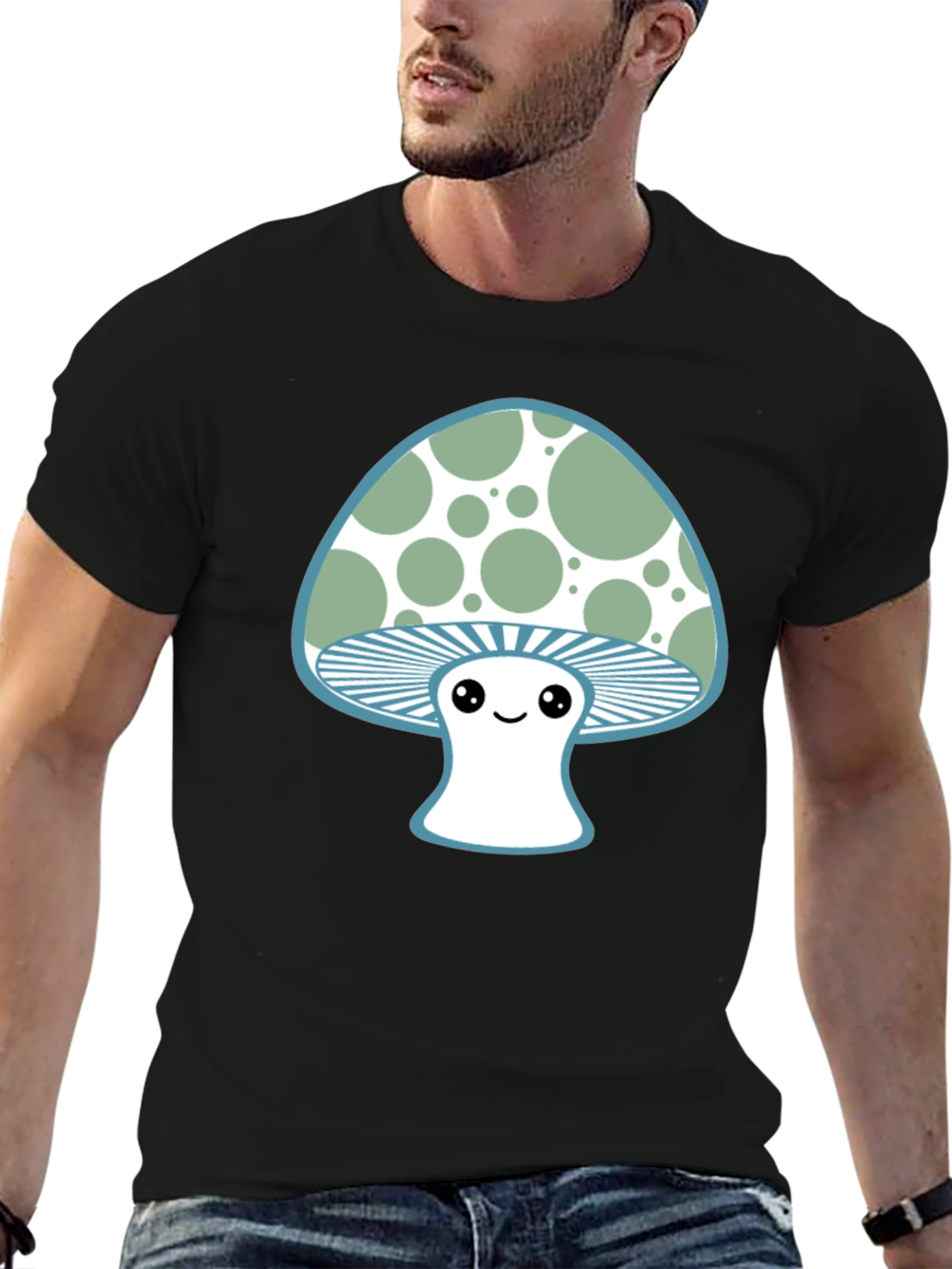 Mushroom Graphic Tee - Fun & Stylish!