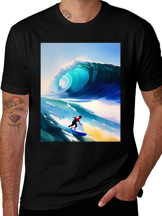 Surfer Wave T-Shirt - Stylish Graphic Tee