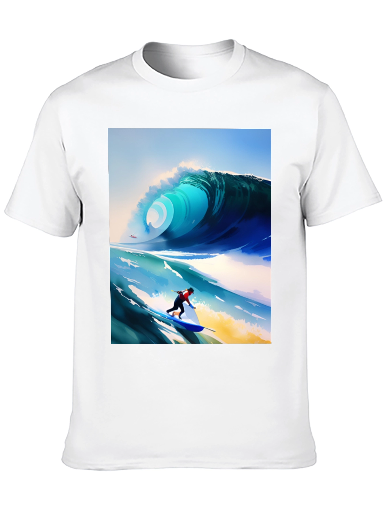 Surfer Wave T-Shirt - Stylish Graphic Tee