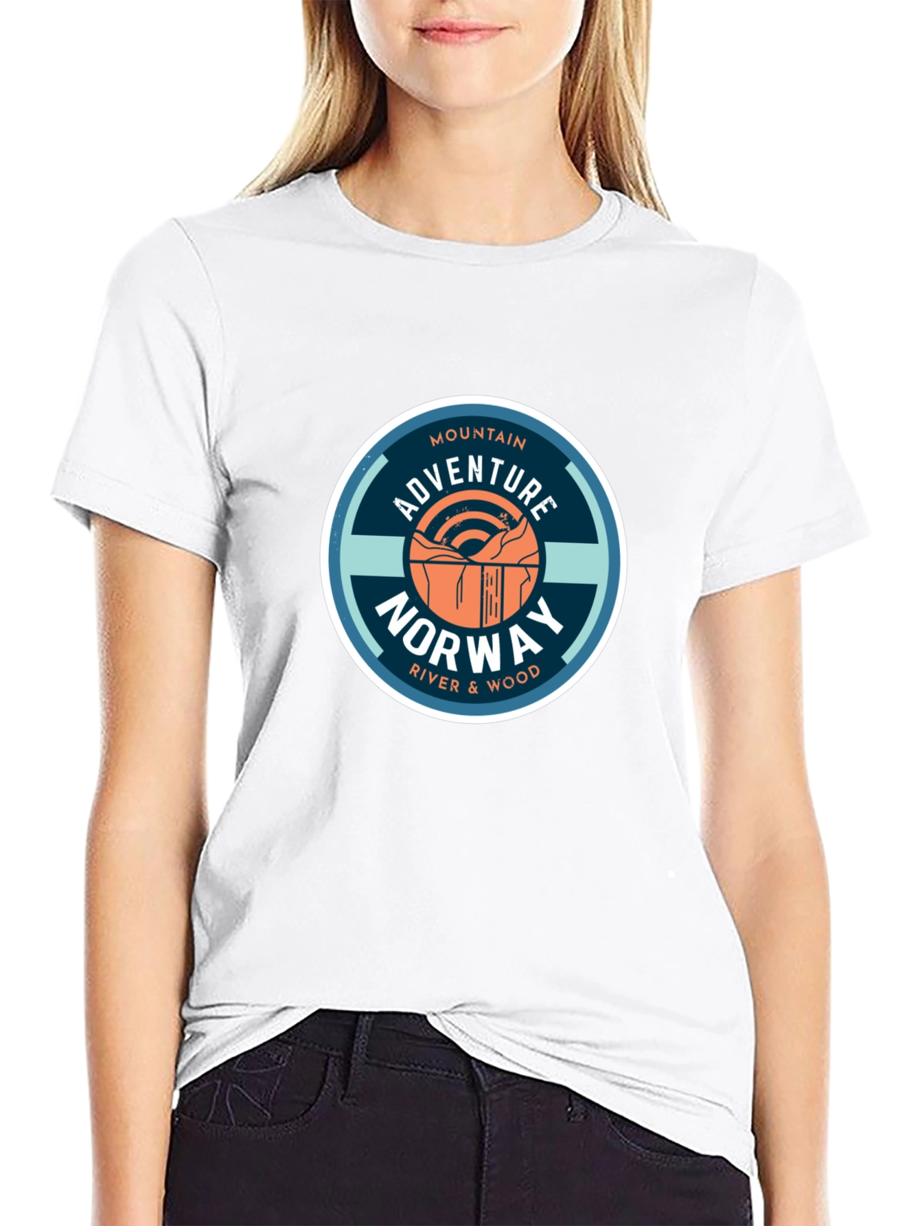 Adventure Norway Mountain Graphic T-Shirt