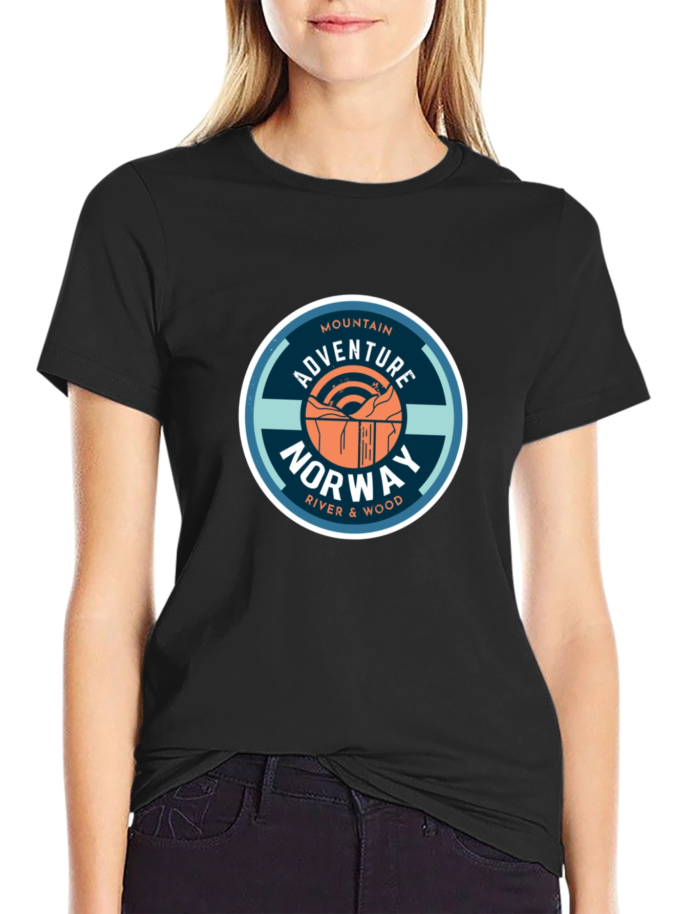 Adventure Norway Mountain Graphic T-Shirt