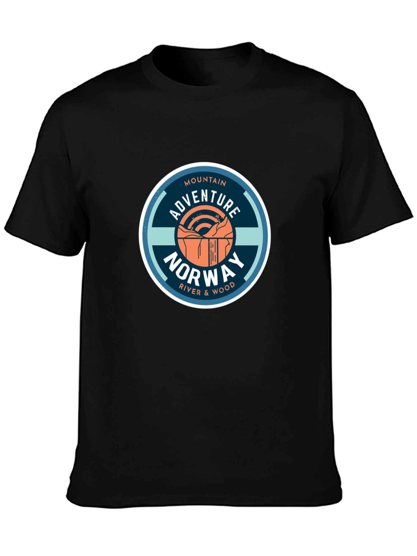 Adventure Norway Mountain Graphic T-Shirt