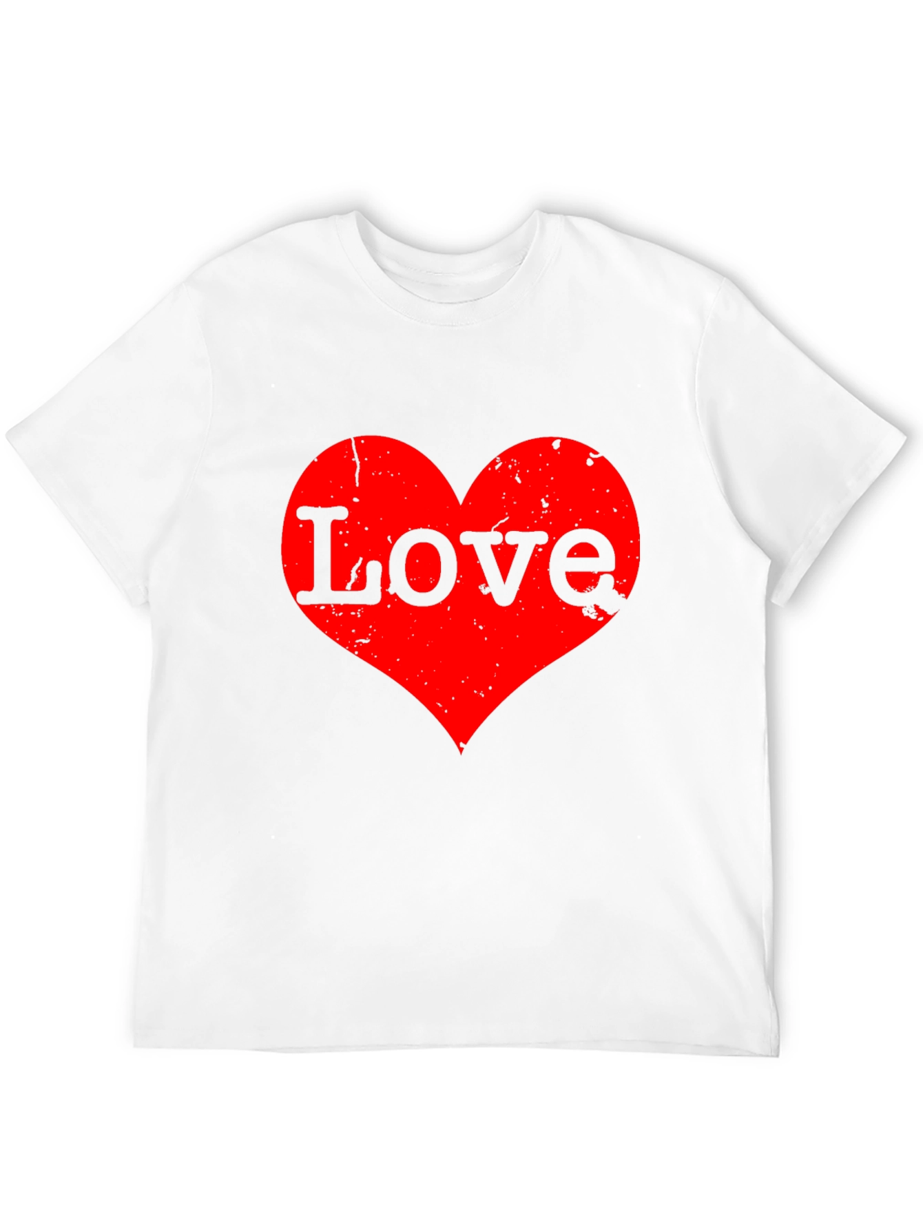 Love Heart Graphic Tee - Black T-Shirt
