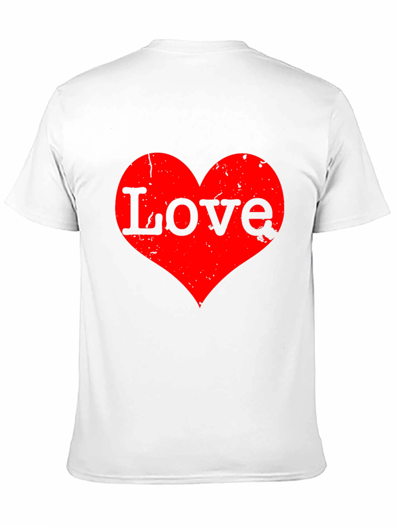 Love Heart Graphic Tee - Black T-Shirt