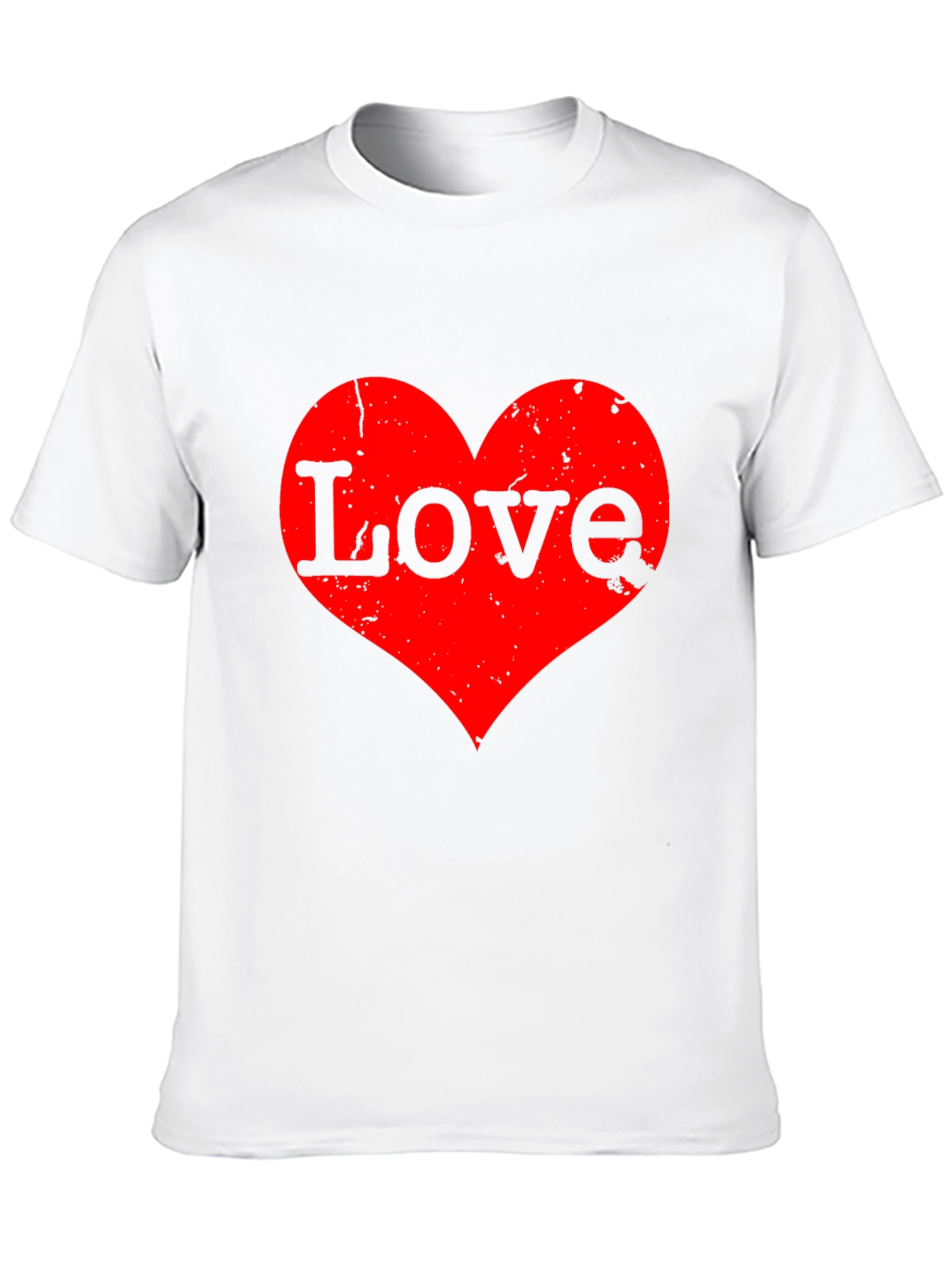 Love Heart Graphic Tee - Black T-Shirt