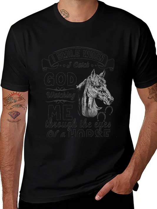 God Watching Me Through the Eyes of a Horse T-Shirt