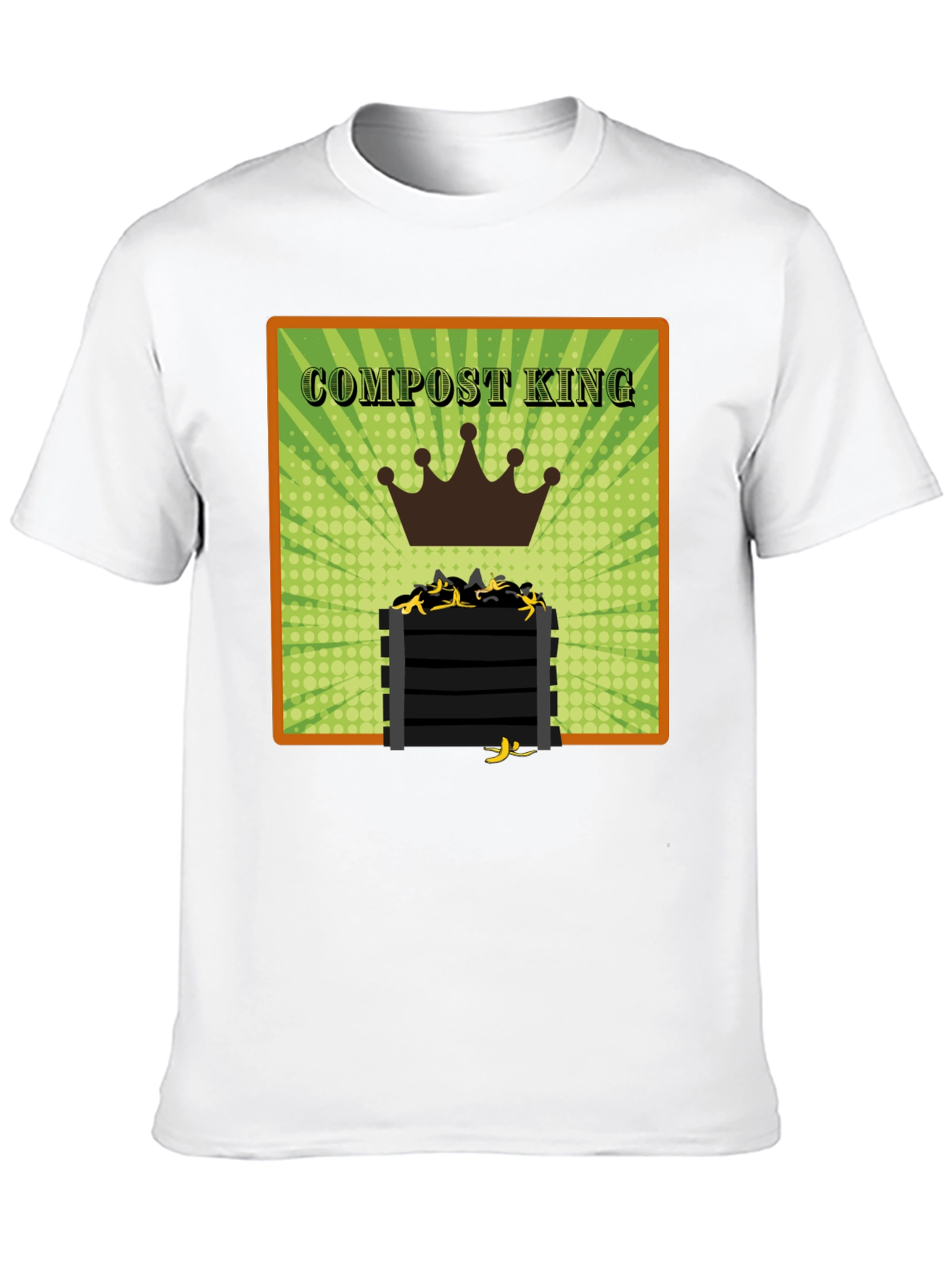 Compost King T-Shirt - Eco-Friendly Humor