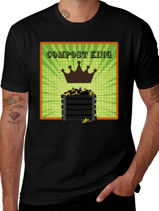 Compost King T-Shirt - Eco-Friendly Humor