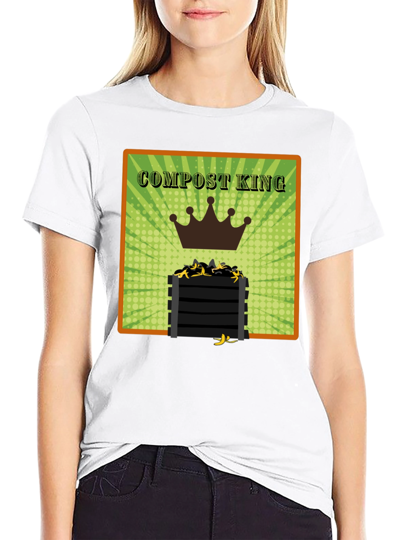 Compost King T-Shirt - Eco-Friendly Humor