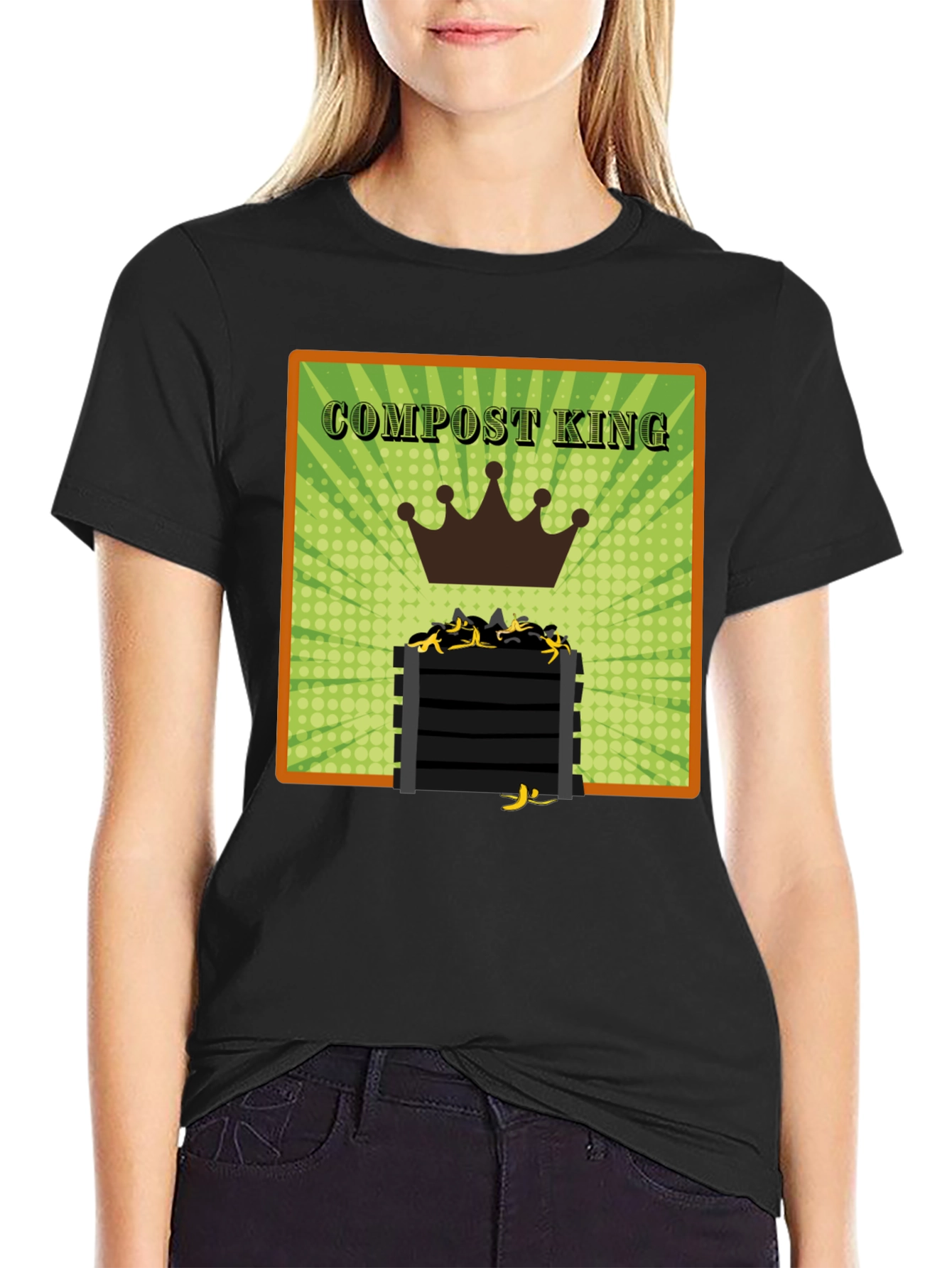 Compost King T-Shirt - Eco-Friendly Humor