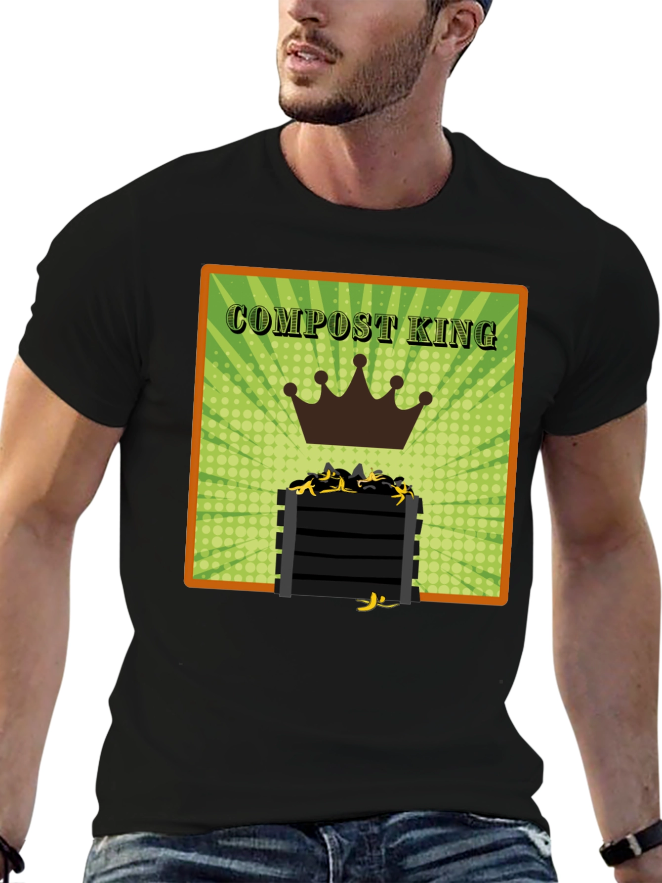 Compost King T-Shirt - Eco-Friendly Humor