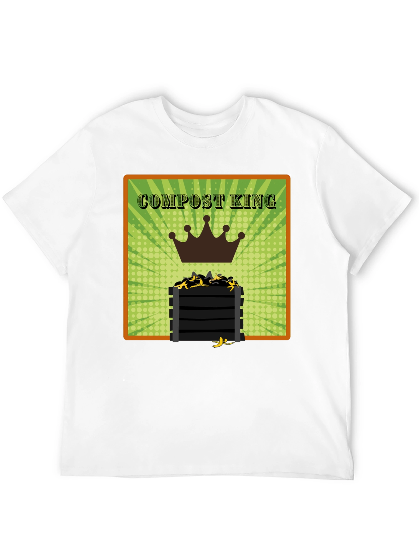 Compost King T-Shirt - Eco-Friendly Humor