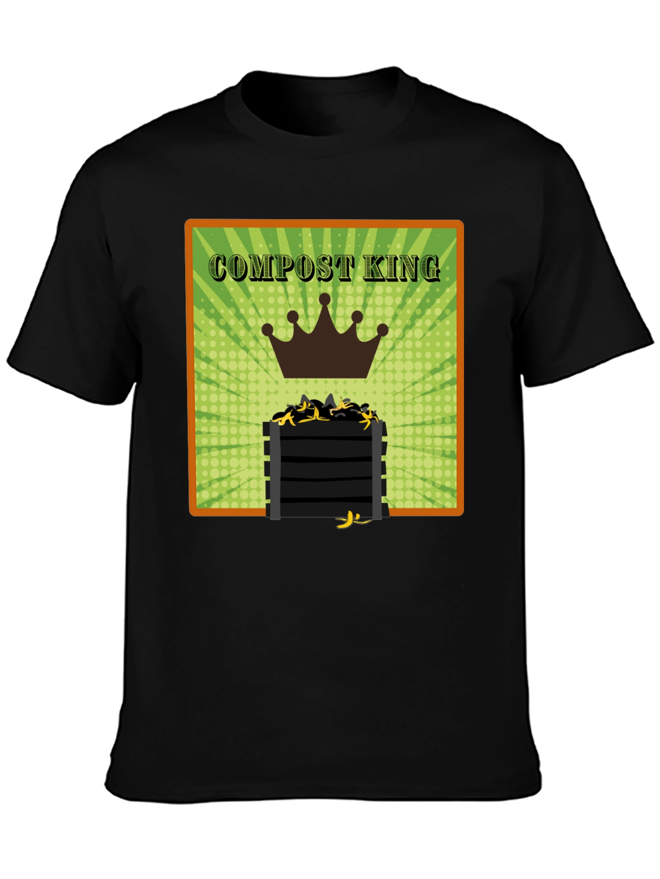 Compost King T-Shirt - Eco-Friendly Humor