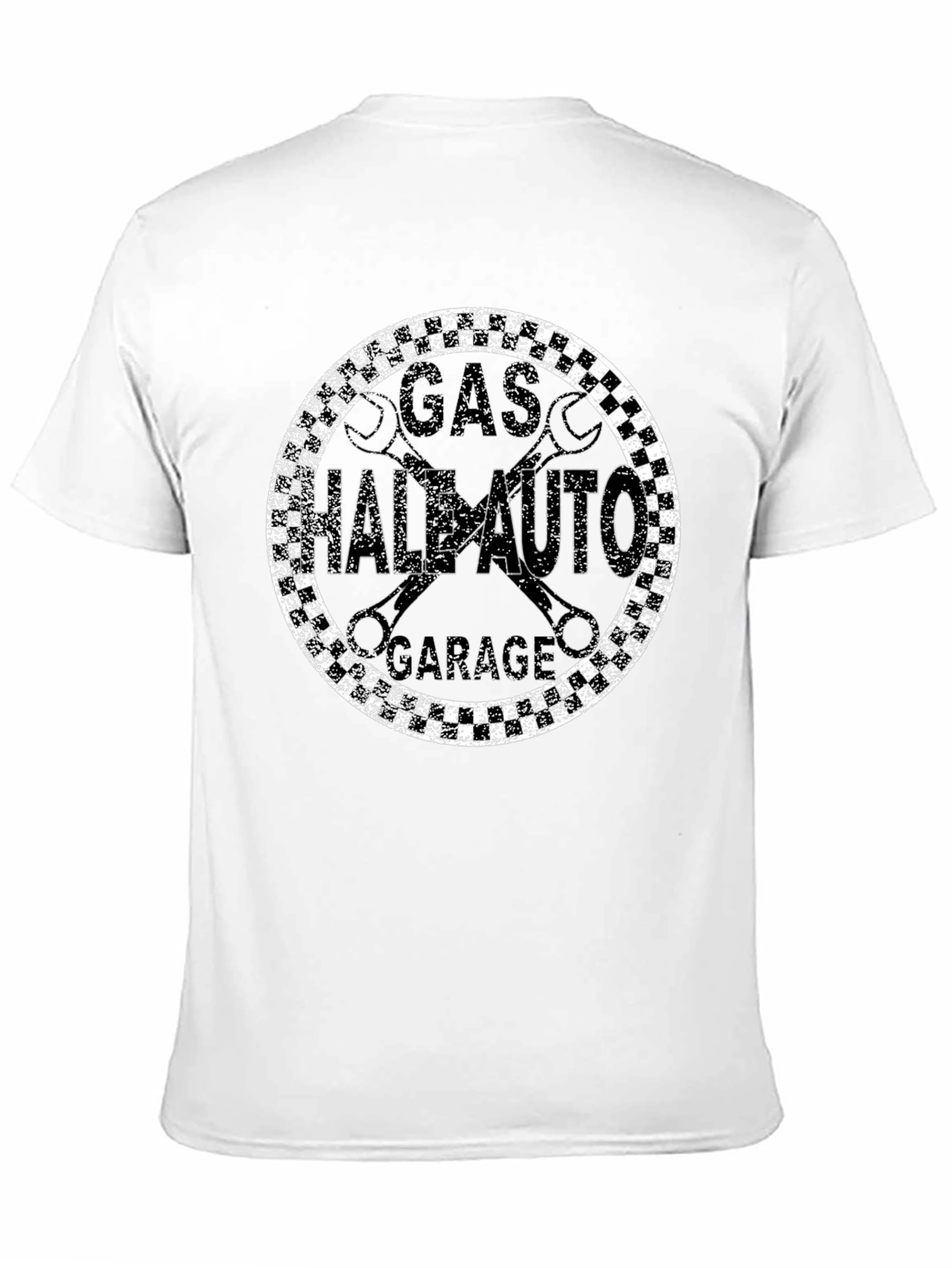 Gas Hale Auto Garage Black Graphic T-Shirt