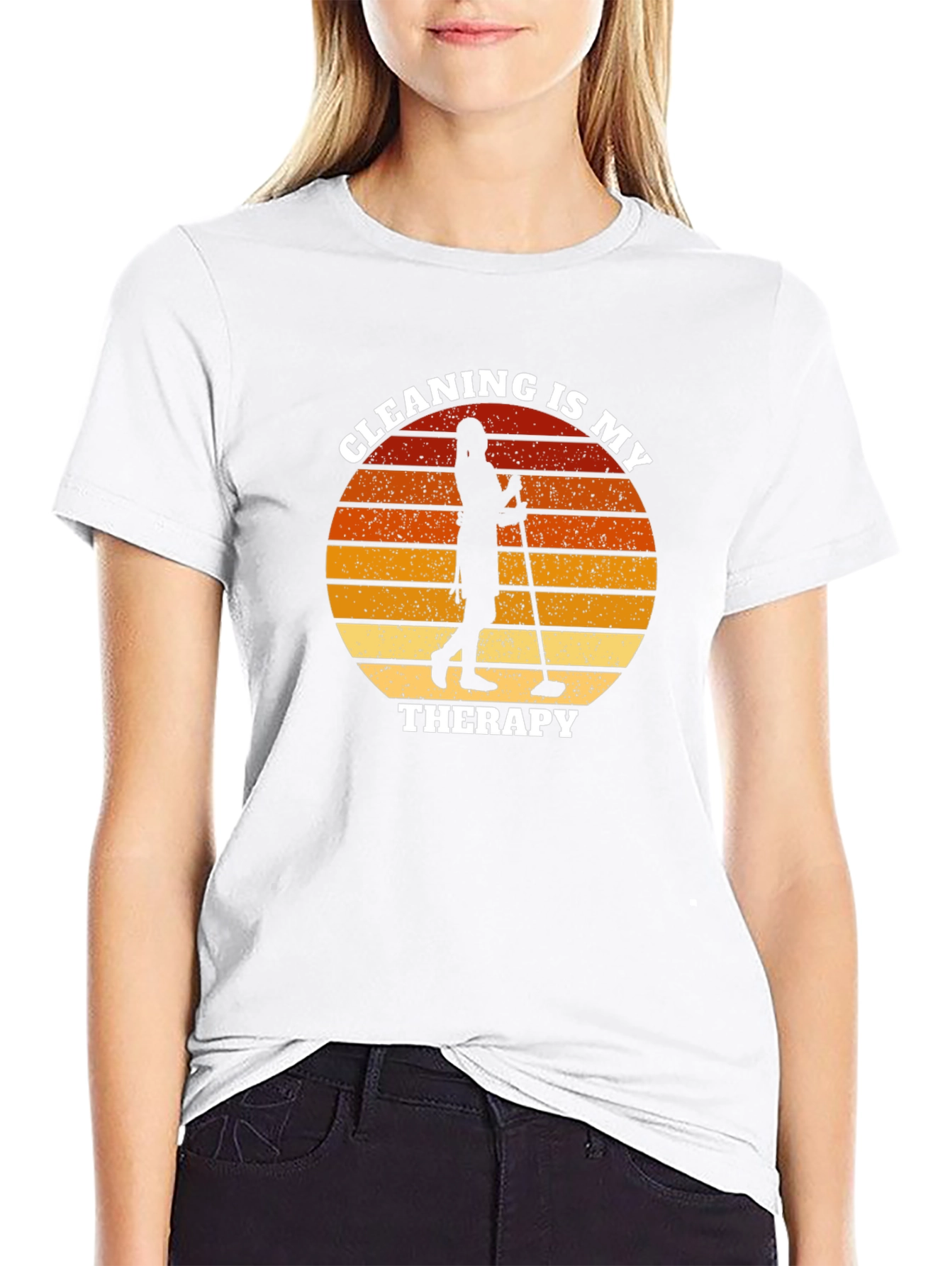 Cleaning Therapy Graphic T-Shirt