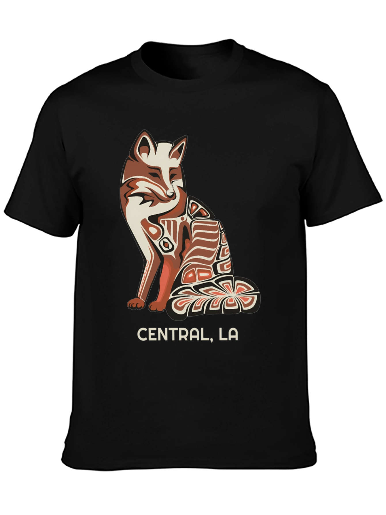 Central LA Fox Graphic Tee - Stylish Urban T-Shirt