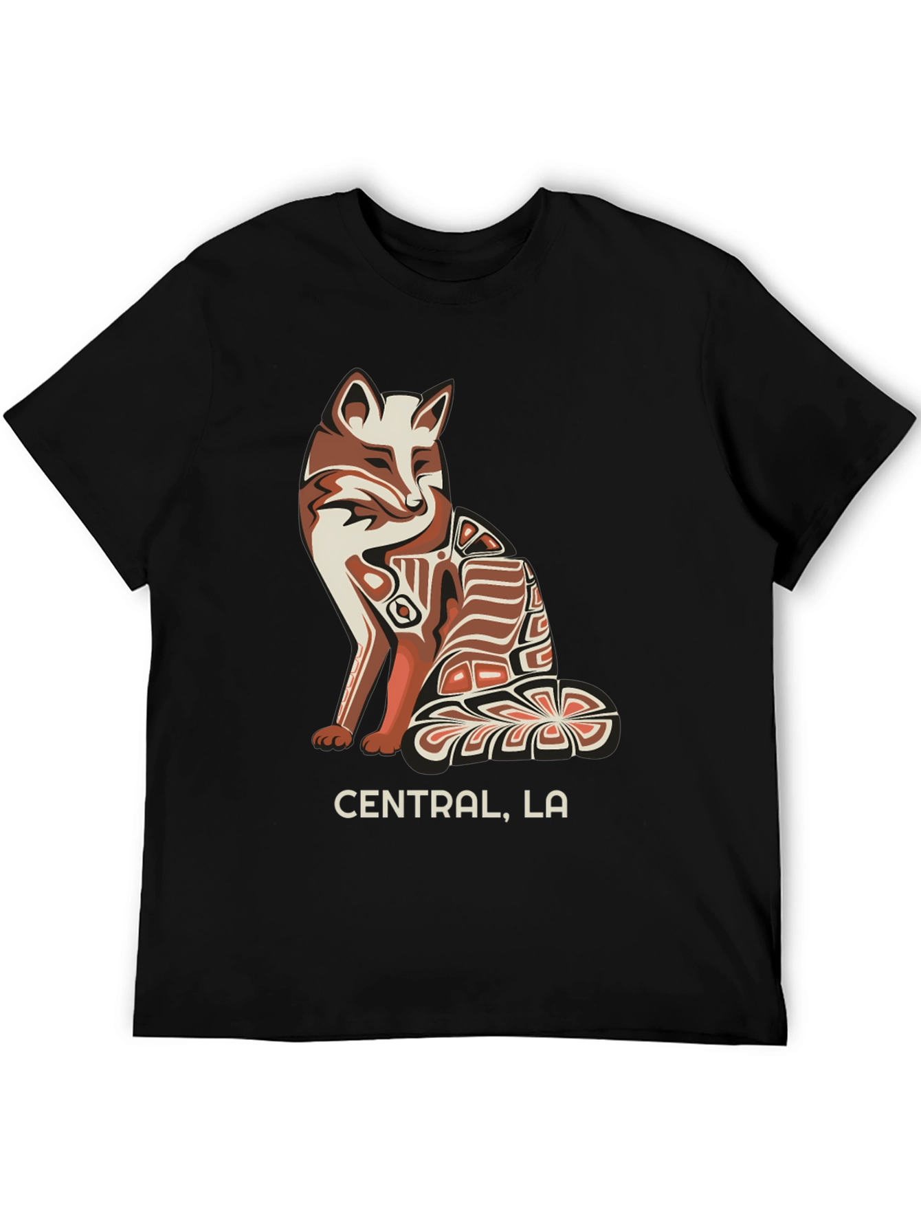 Central LA Fox Graphic Tee - Stylish Urban T-Shirt