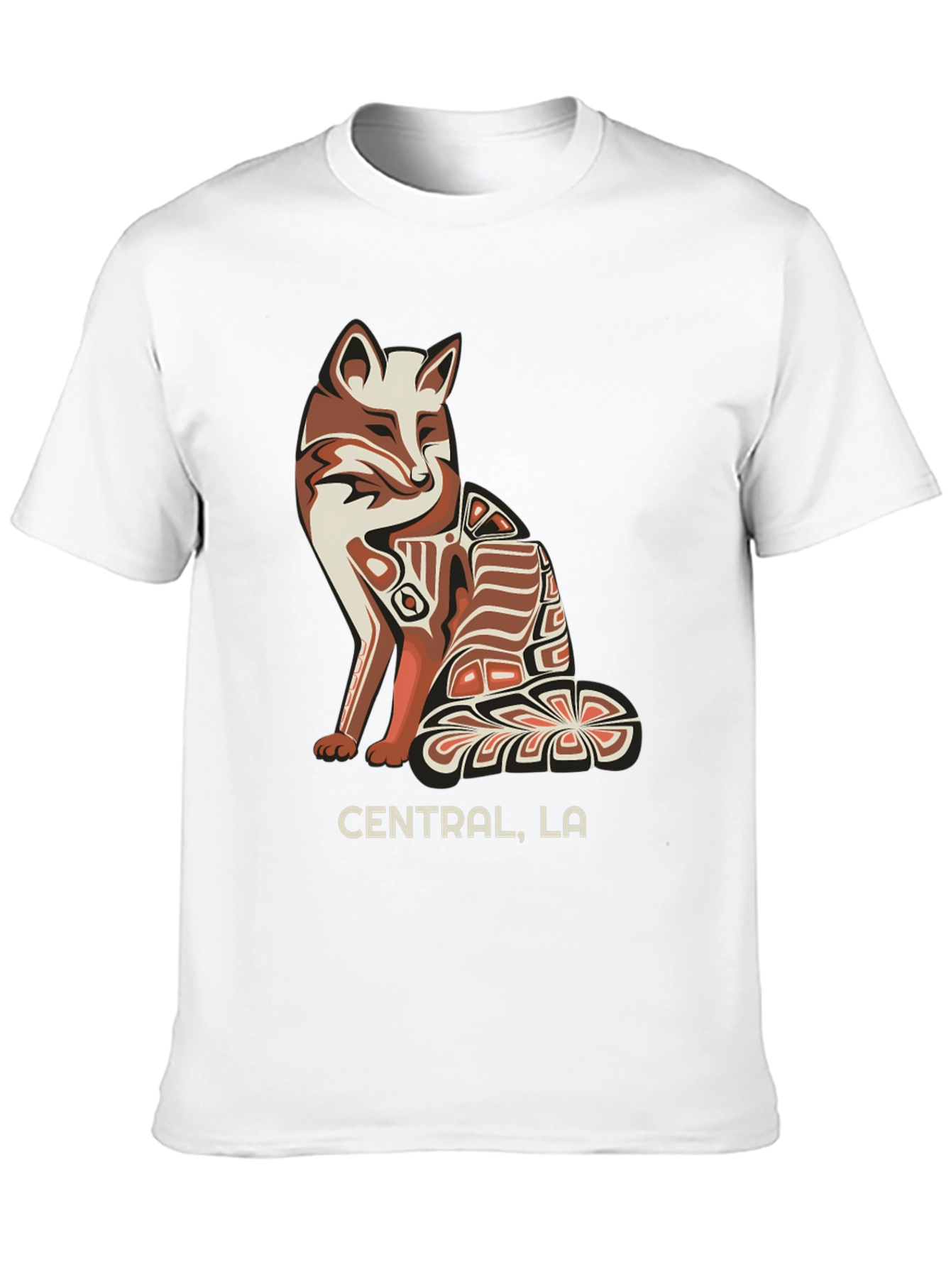 Central LA Fox Graphic Tee - Stylish Urban T-Shirt