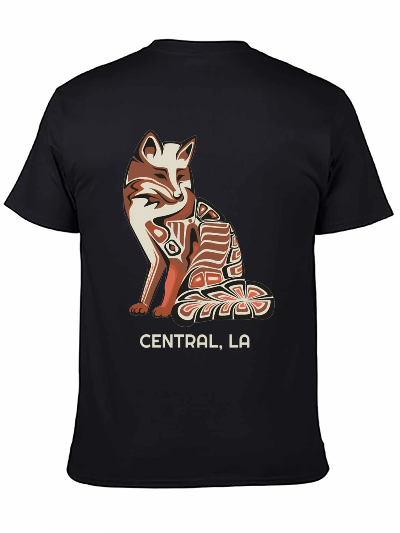 Central LA Fox Graphic Tee - Stylish Urban T-Shirt