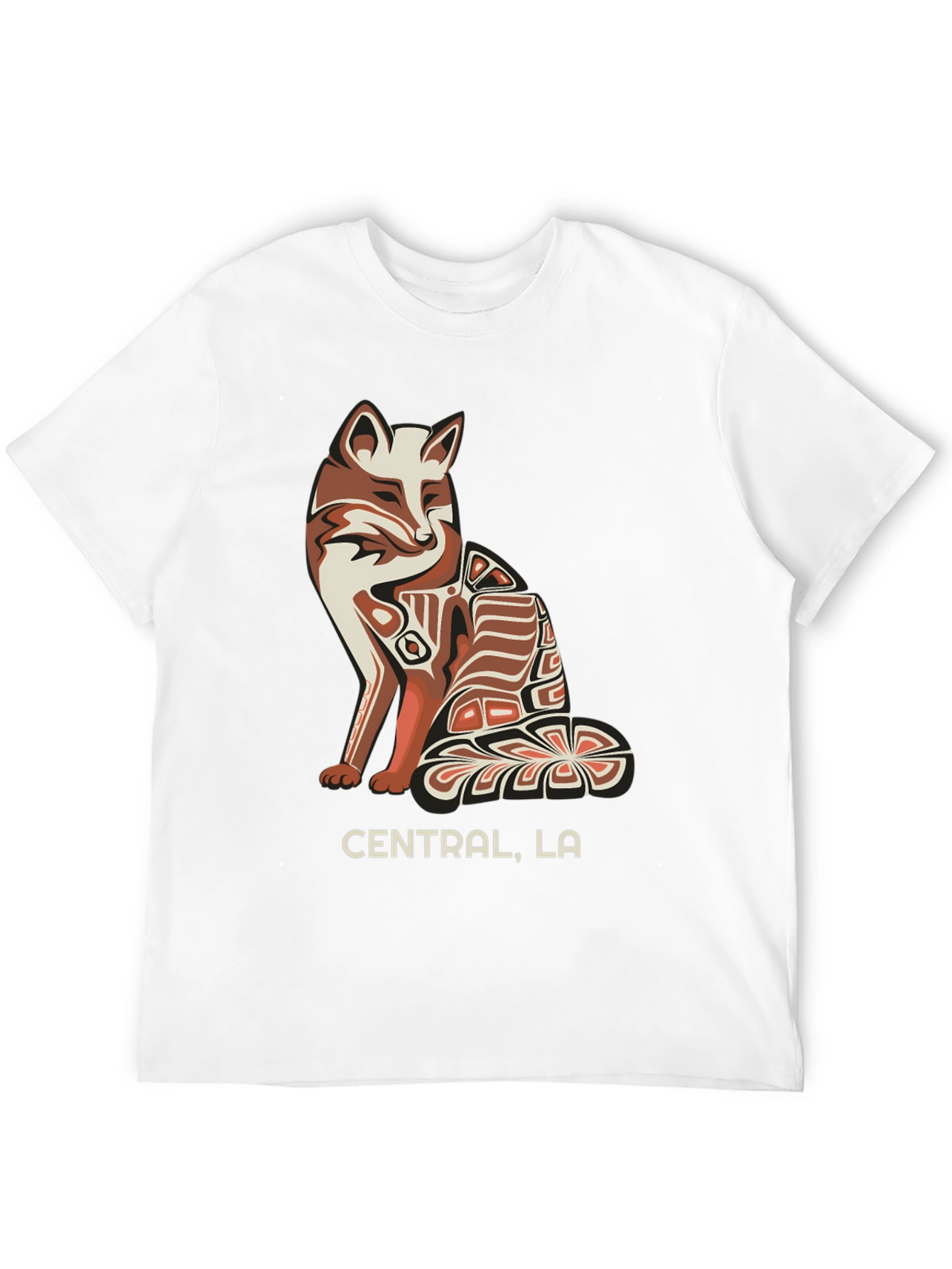 Central LA Fox Graphic Tee - Stylish Urban T-Shirt