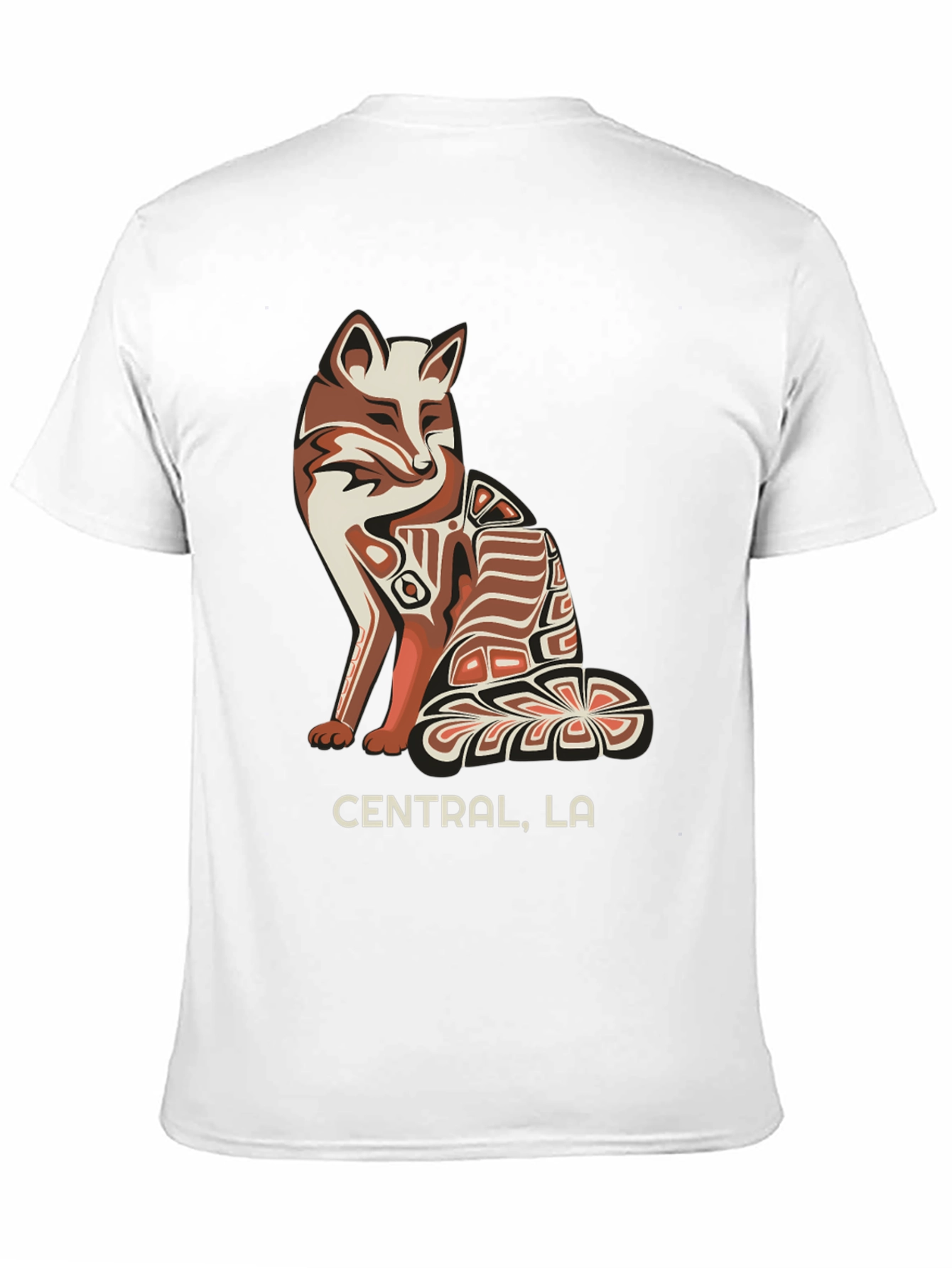 Central LA Fox Graphic Tee - Stylish Urban T-Shirt