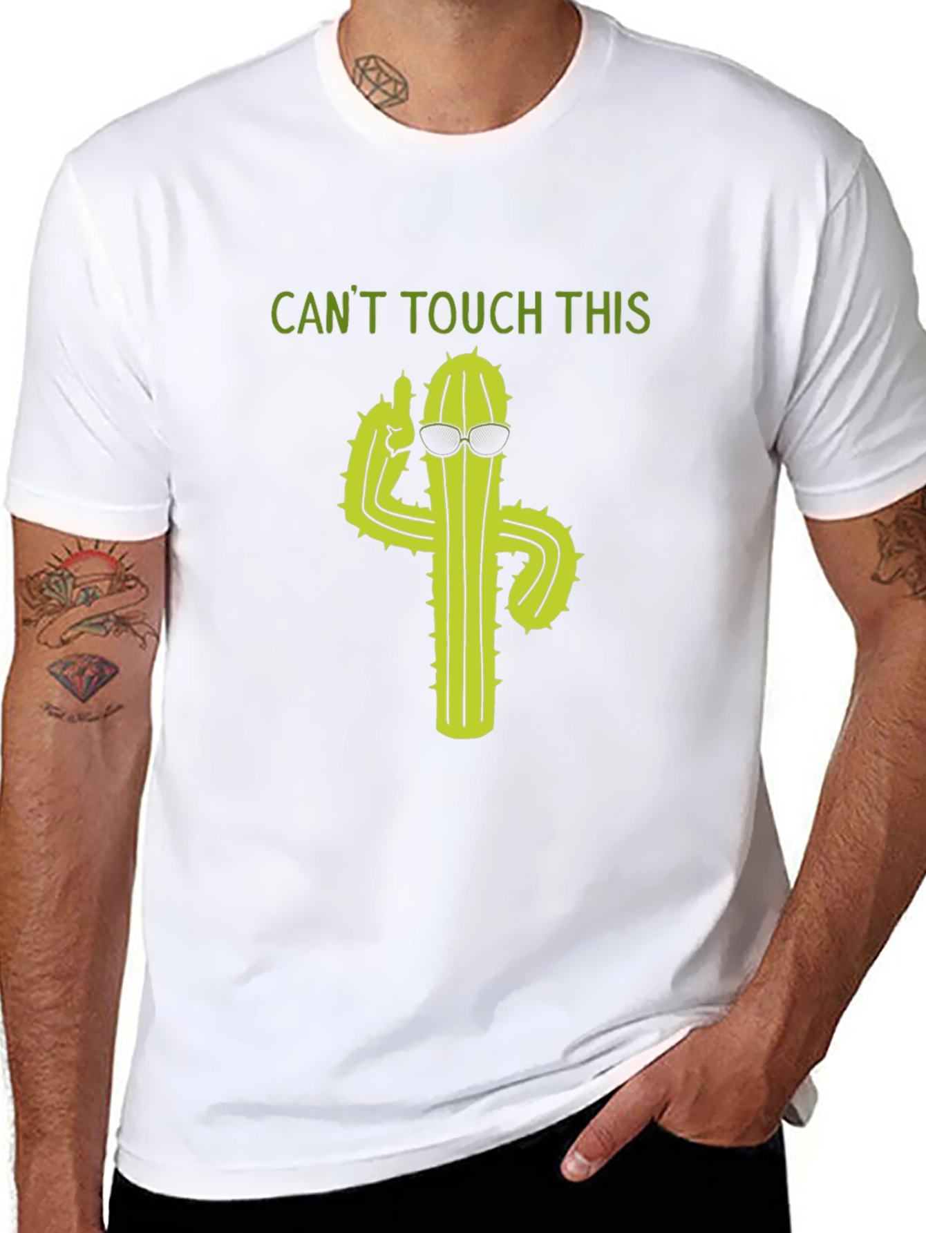 Cool Cactus T-Shirt - Cant Touch This Graphic Tee