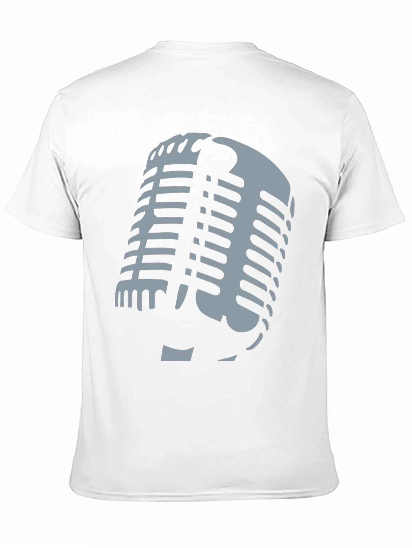 Retro Microphone Graphic T-Shirt - Classic Style