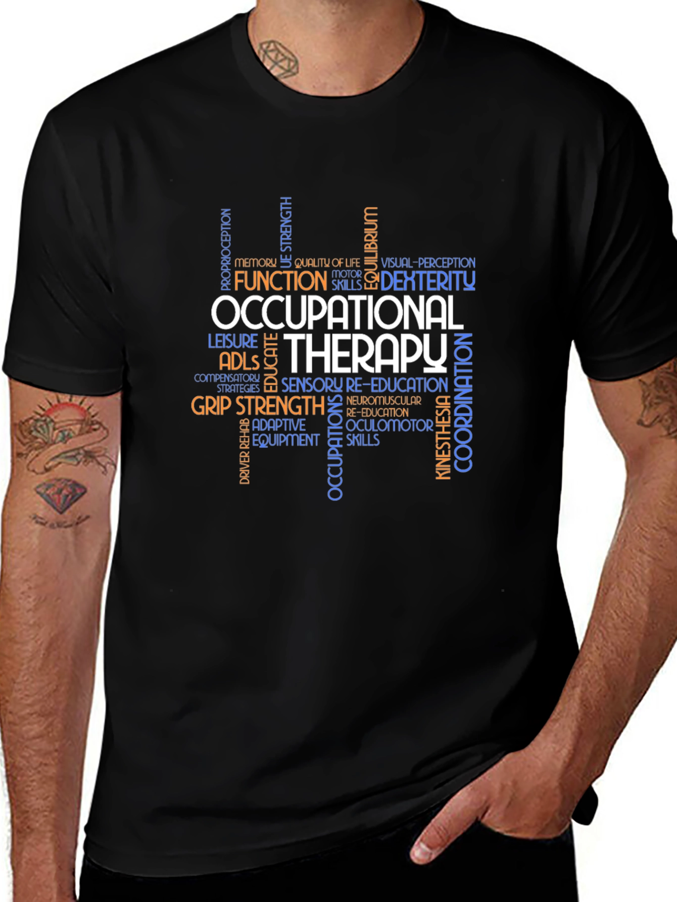 Occupational Therapy Word Art T-Shirt
