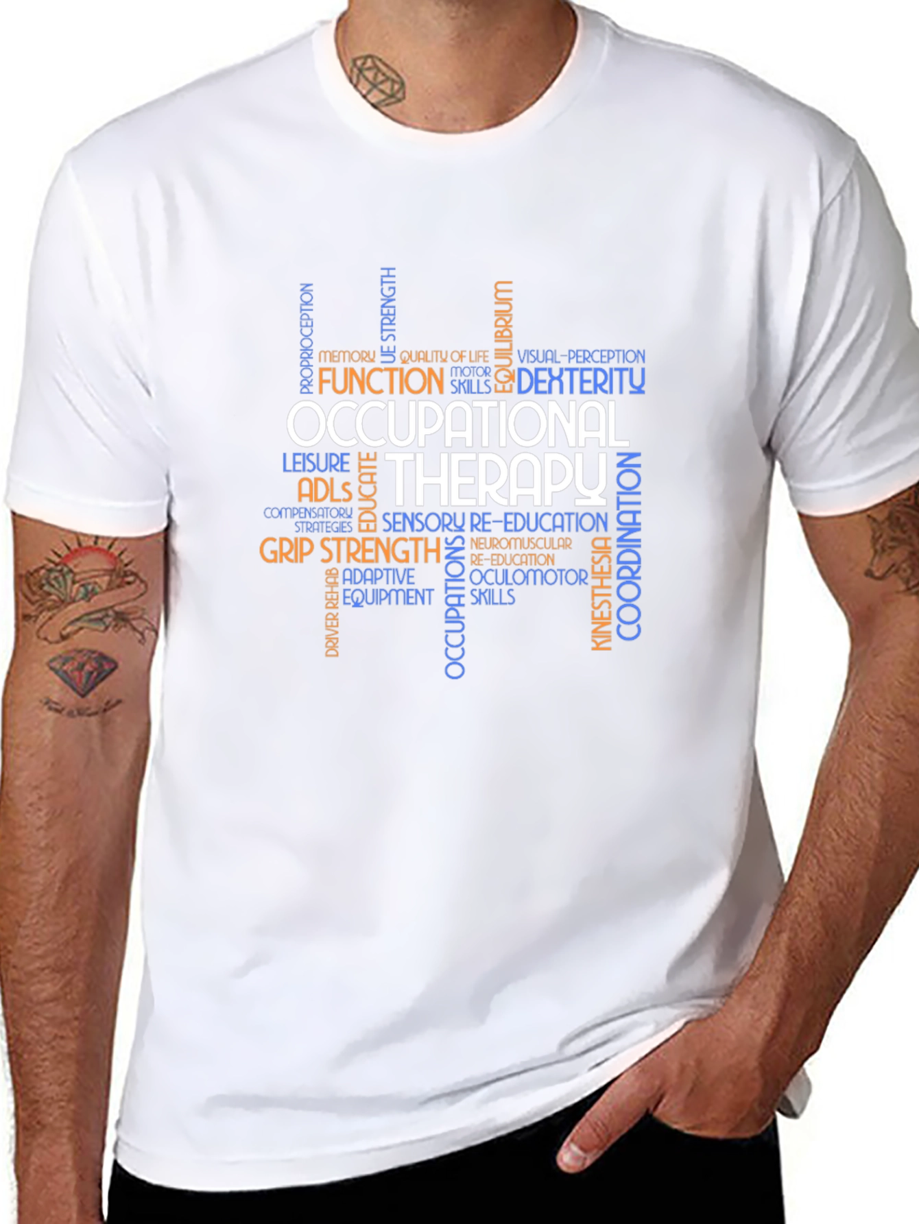 Occupational Therapy Word Art T-Shirt