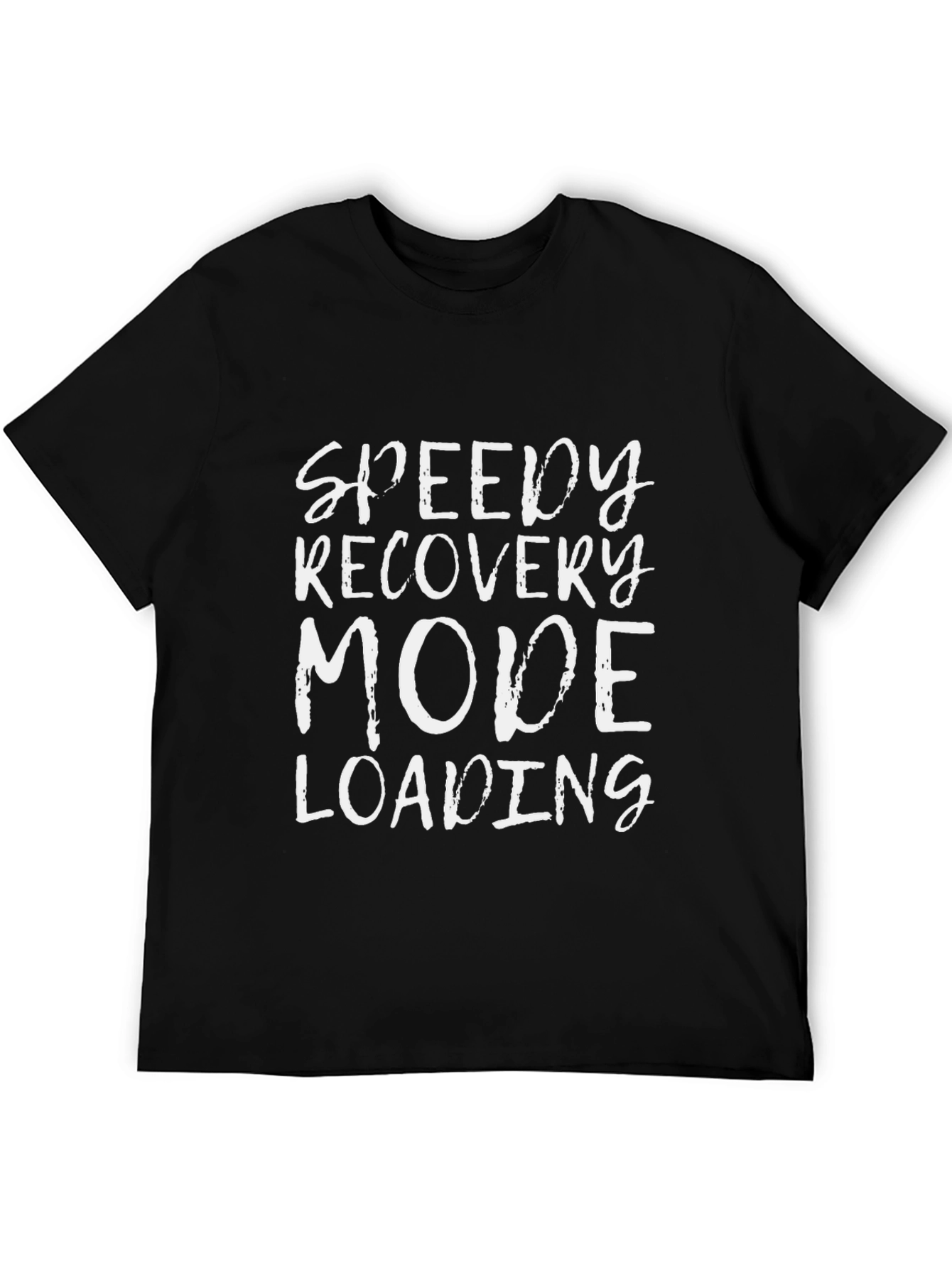 Speedy Recovery Mode Loading Black T-Shirt