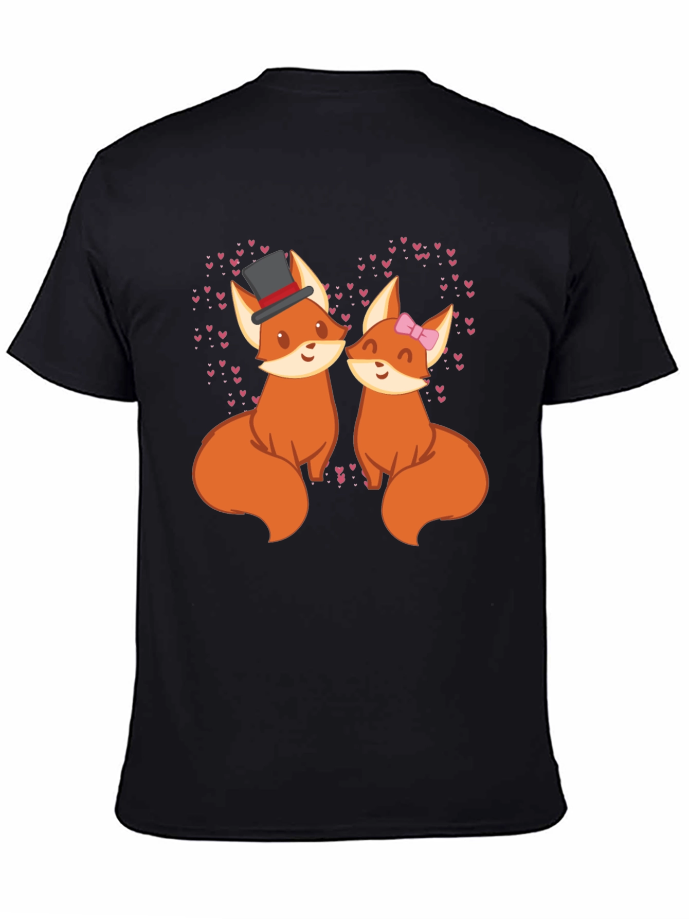 Fox Couple Valentines Day T-Shirt