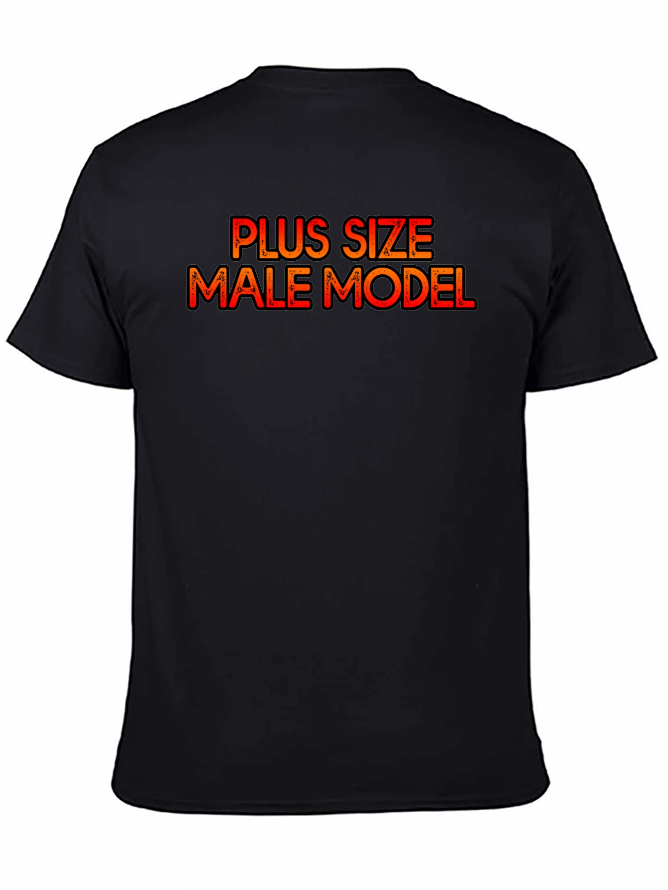 Plus Size Male Model Graphic Tee