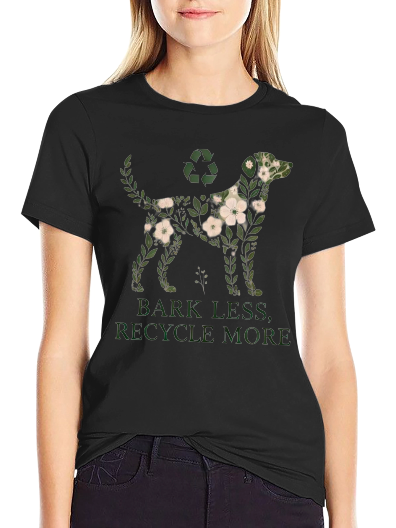 Eco-Friendly Dog Graphic T-Shirt