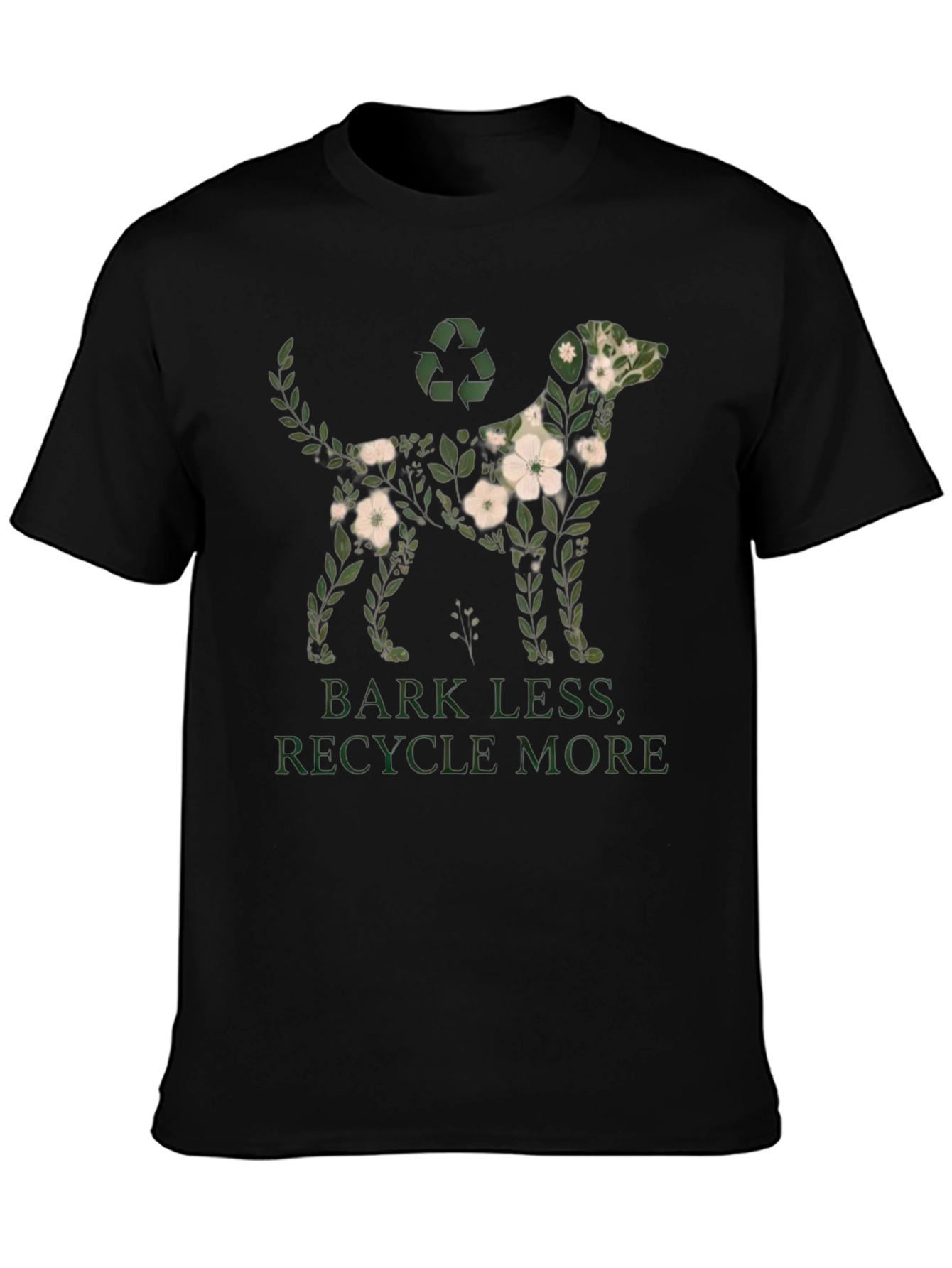 Eco-Friendly Dog Graphic T-Shirt